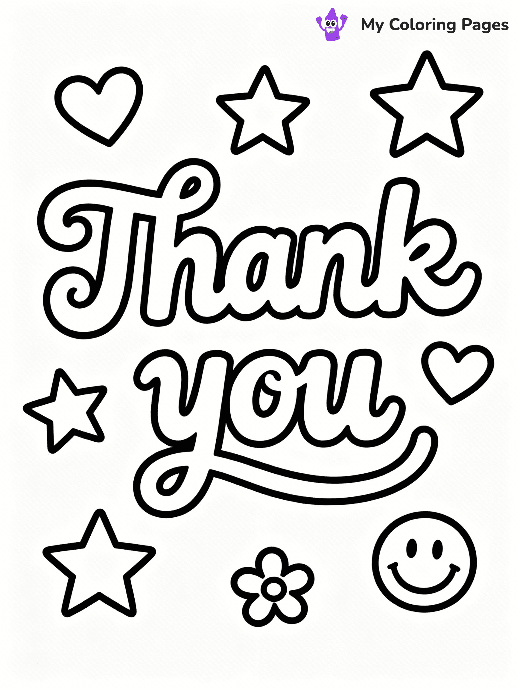 Thank You Coloring Pages - 3