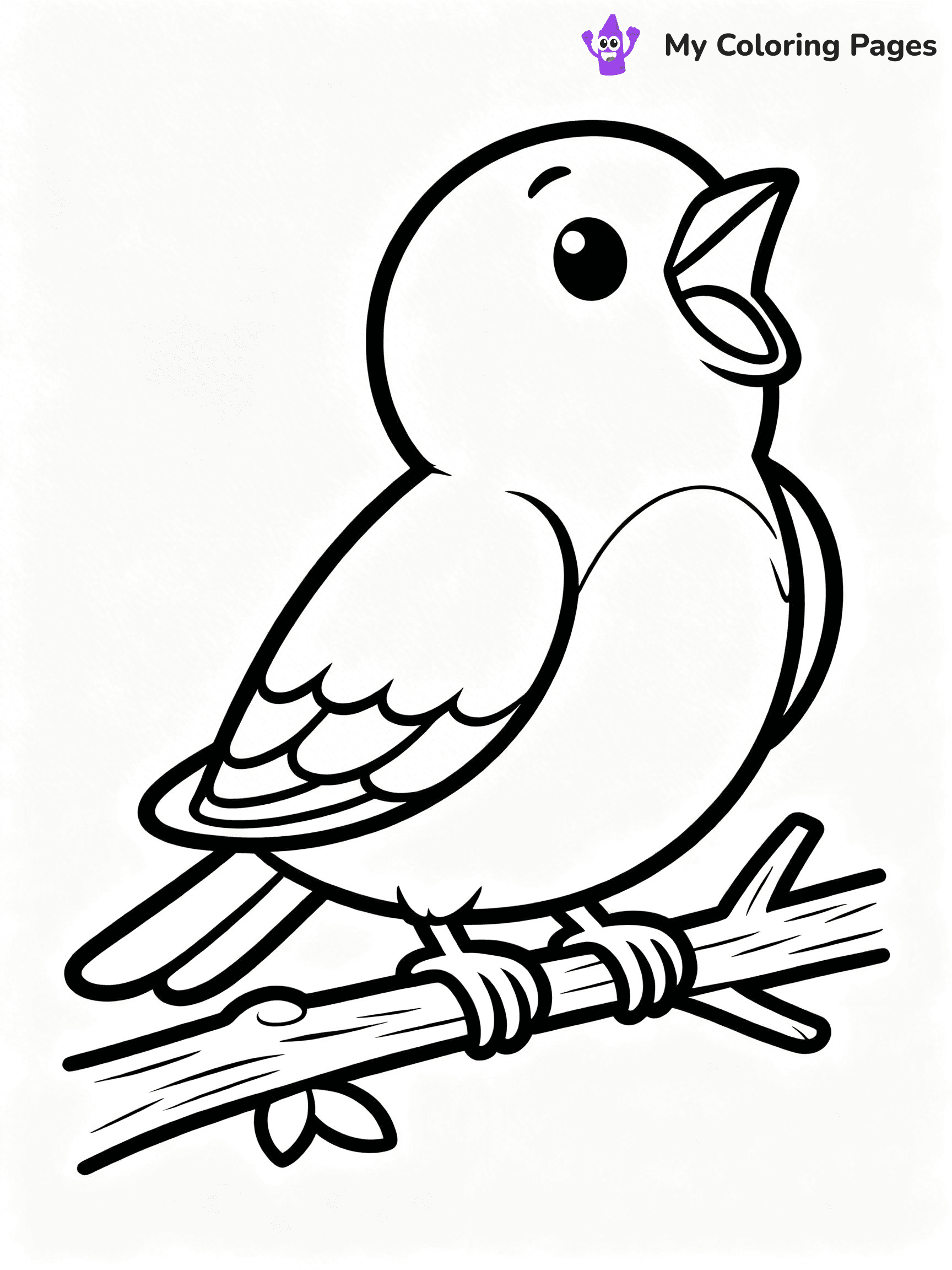 Baby Bird Coloring Pages - 49