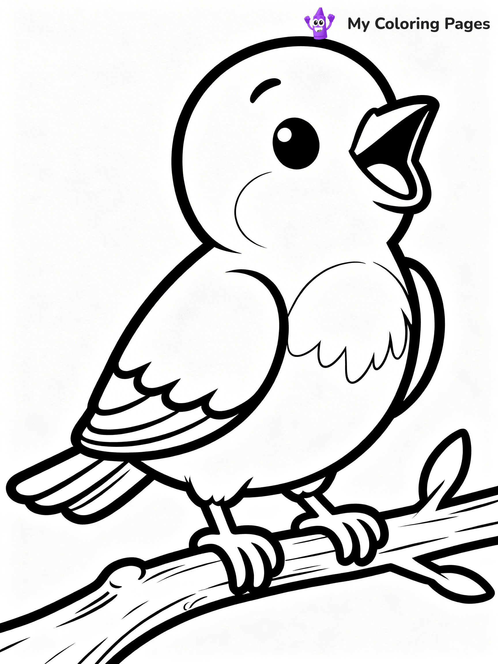 Baby Bird Coloring Pages - 48