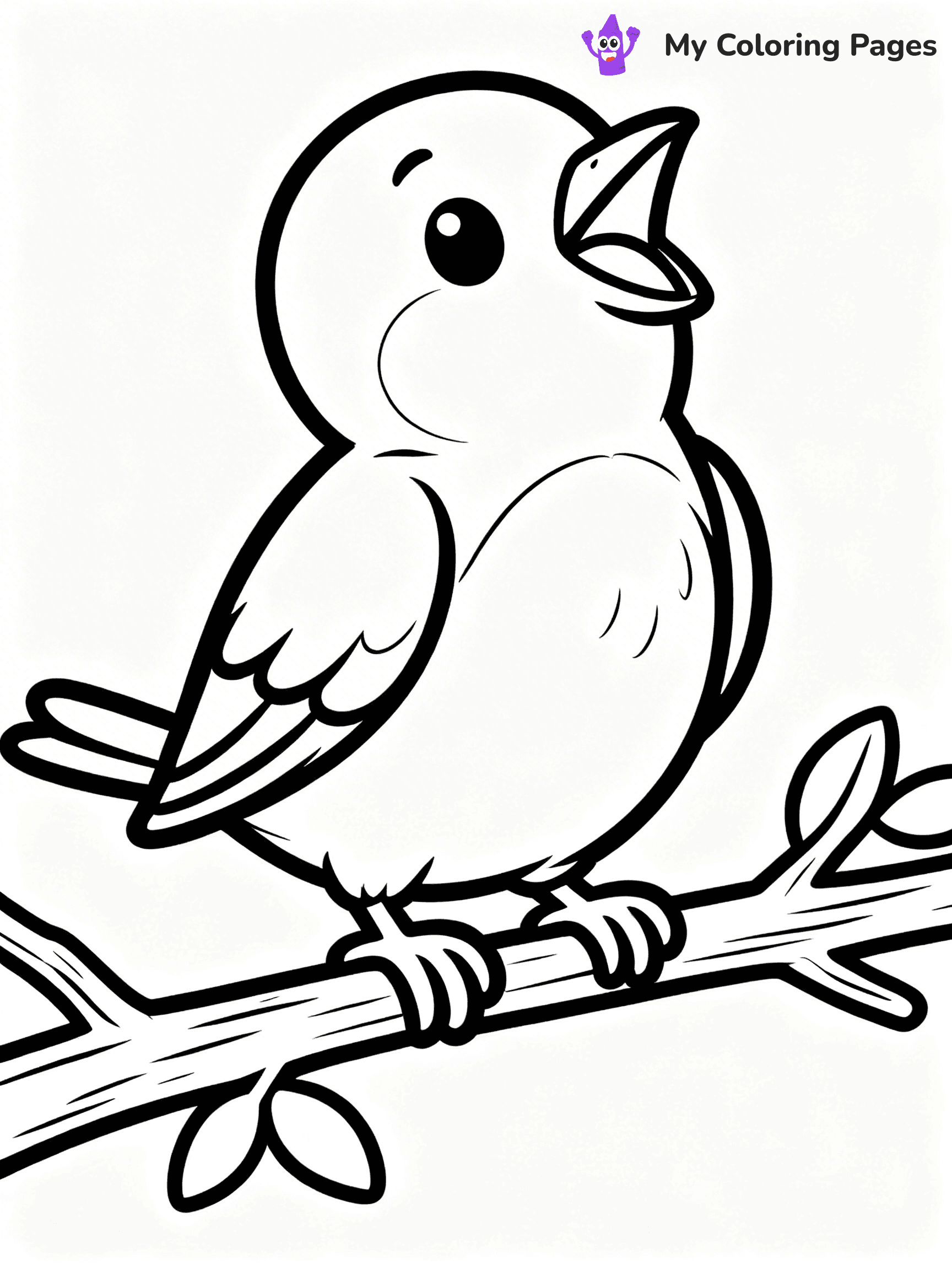 Baby Bird Coloring Pages - 47