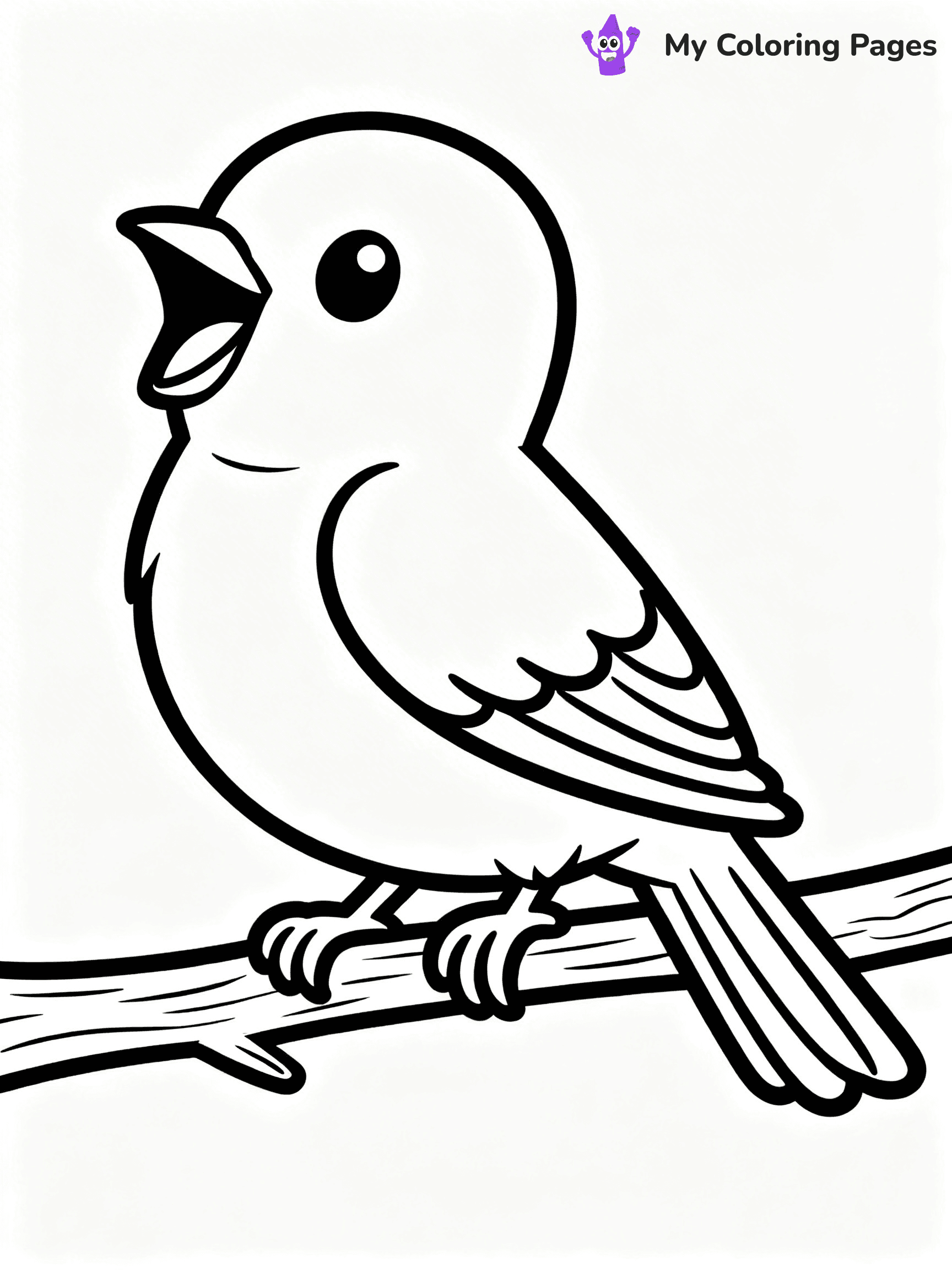 Baby Bird Coloring Pages - 46