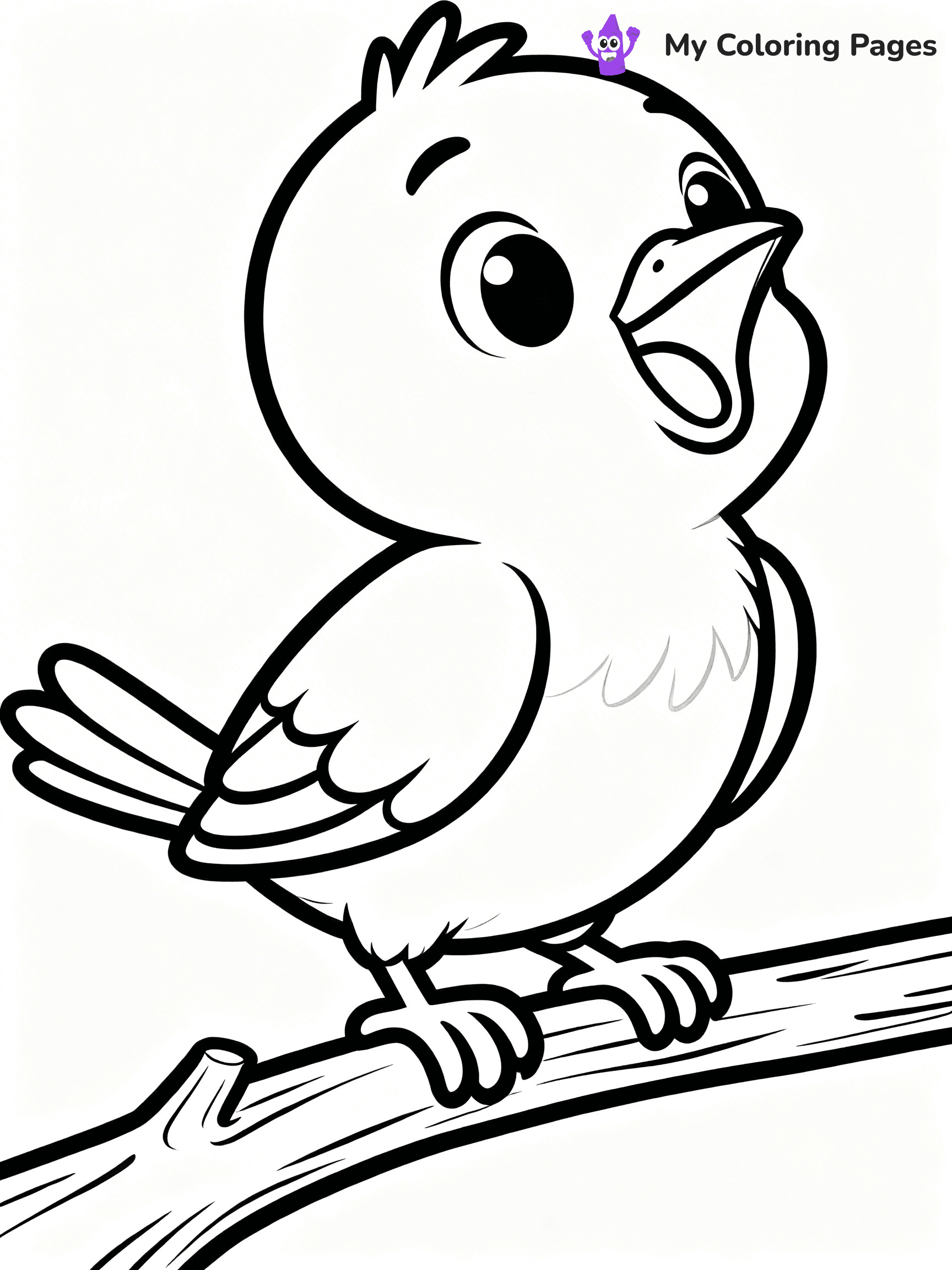 Baby Bird Coloring Pages - 45