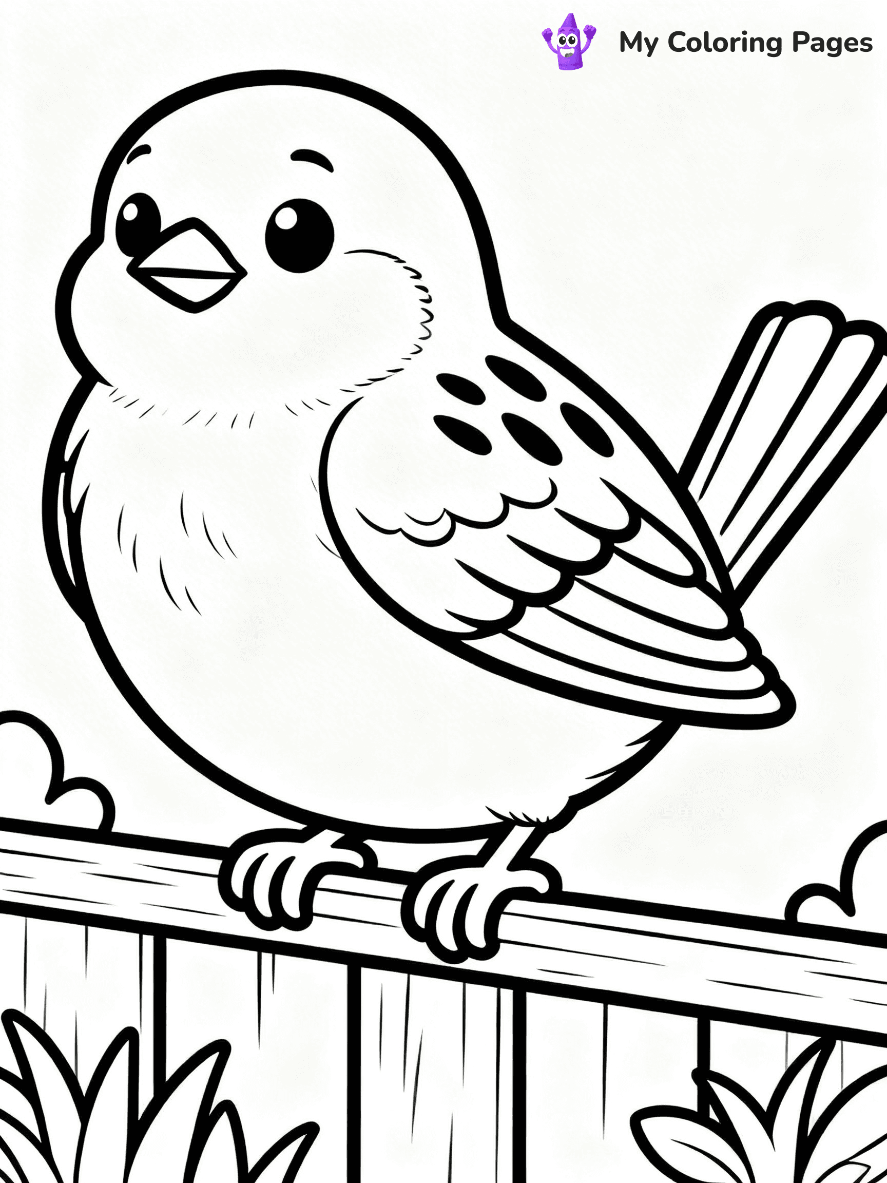 Baby Bird Coloring Pages - 44