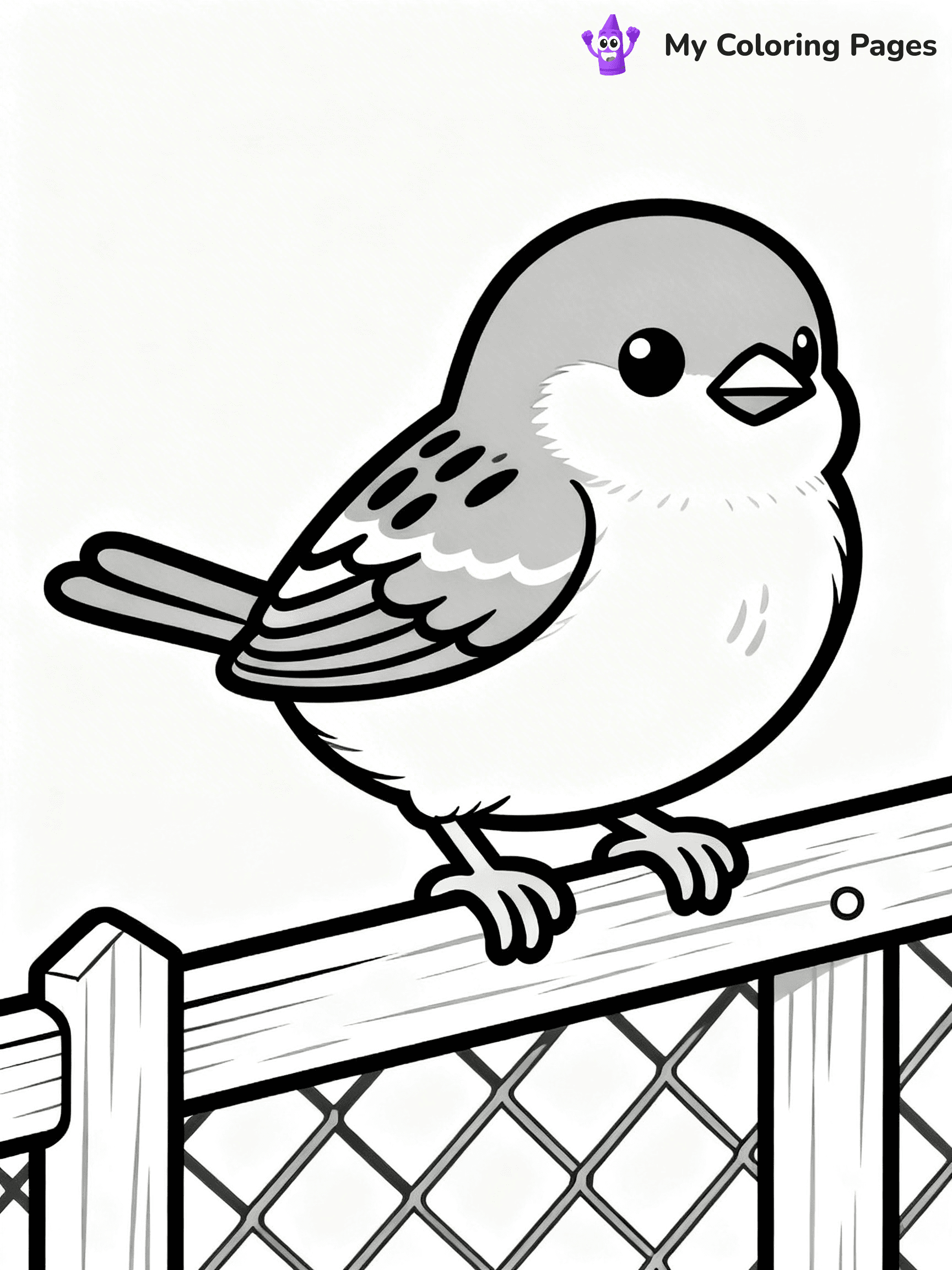 Baby Bird Coloring Pages - 43
