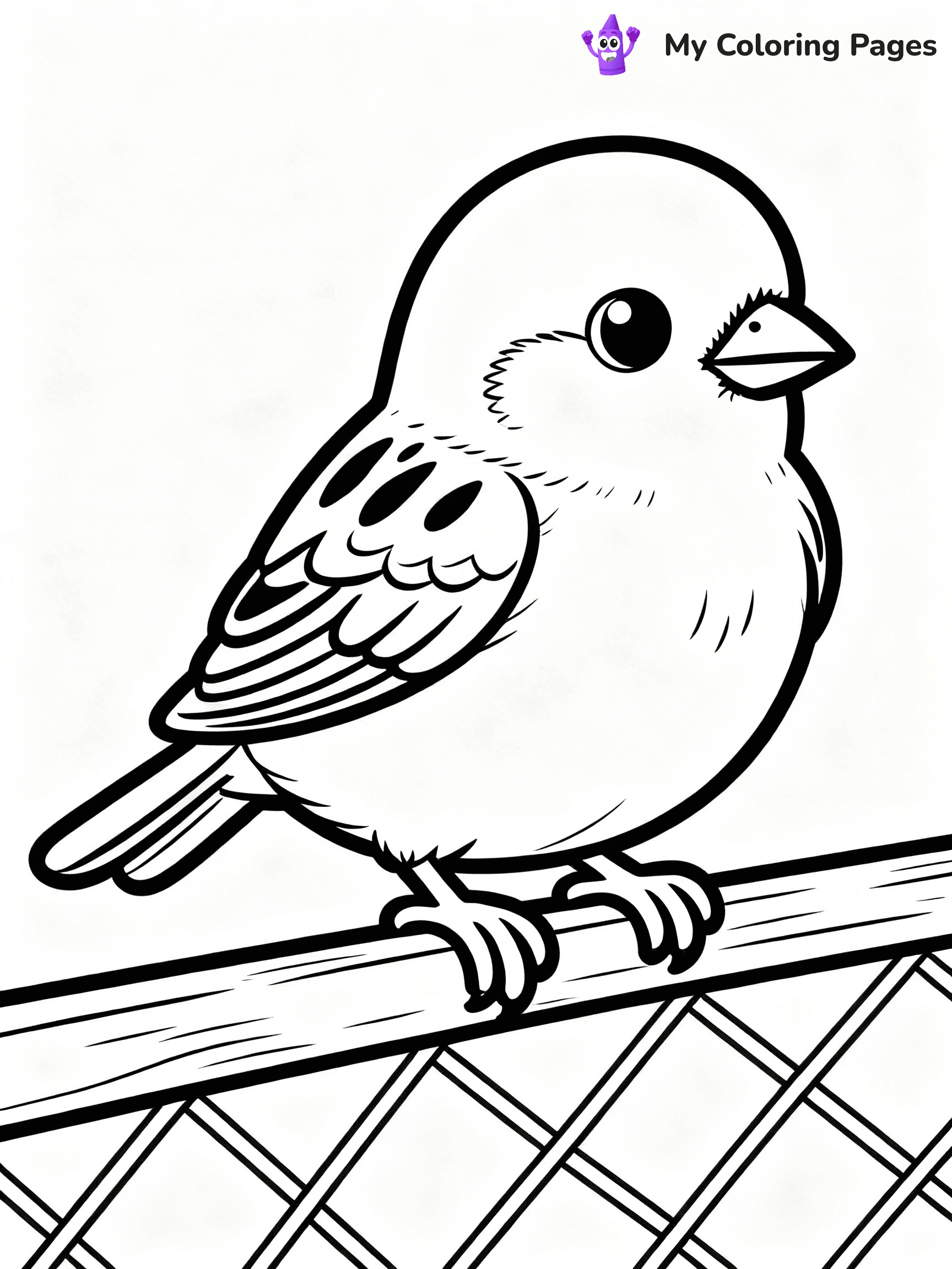 Baby Bird Coloring Pages - 42