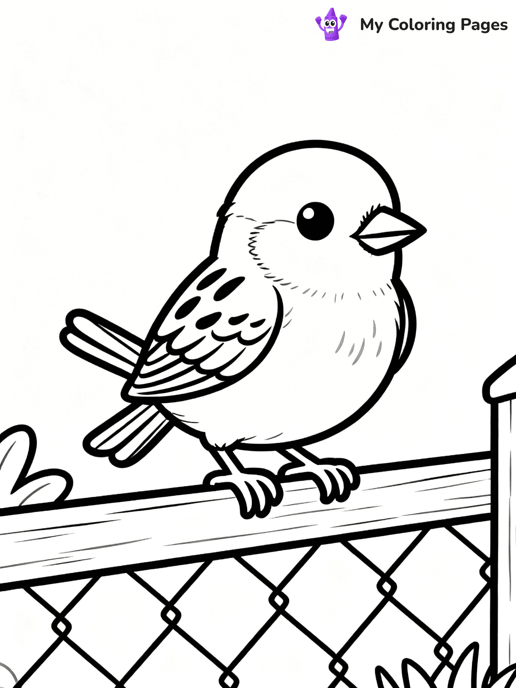 Baby Bird Coloring Pages - 38