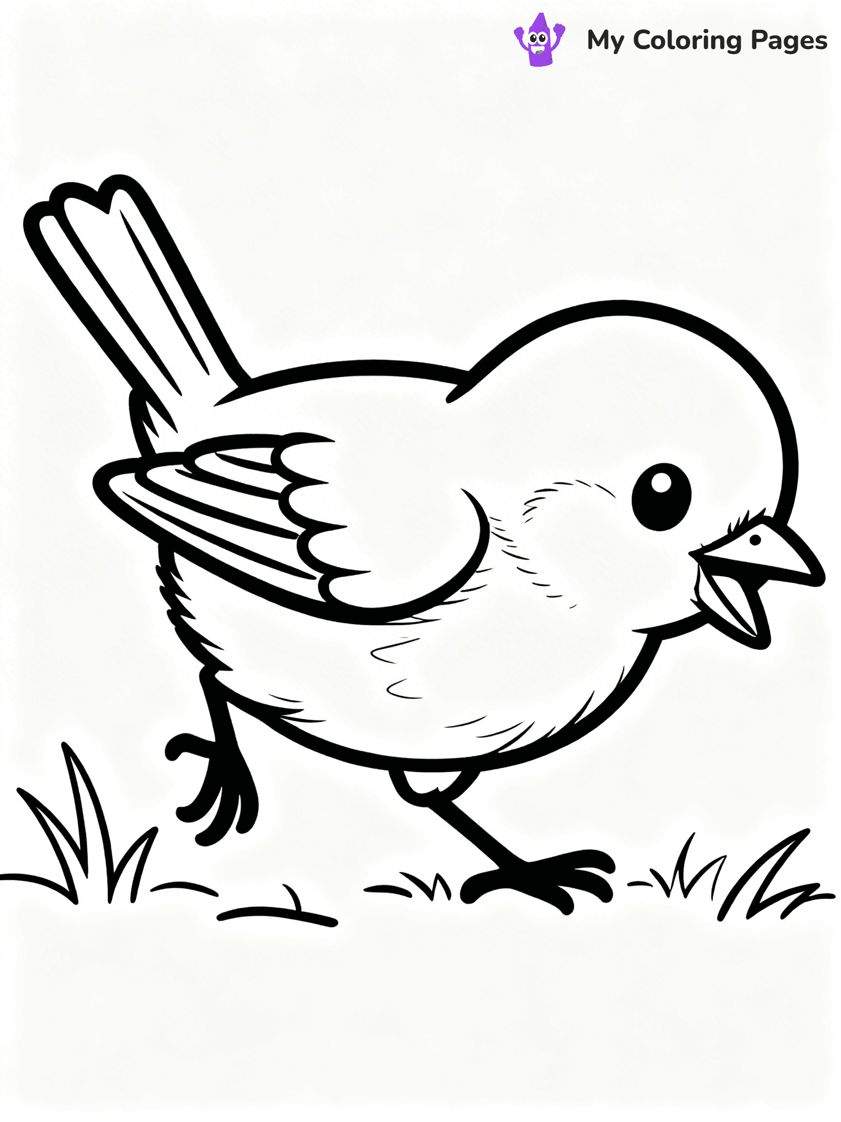 Baby Bird Coloring Pages - 37
