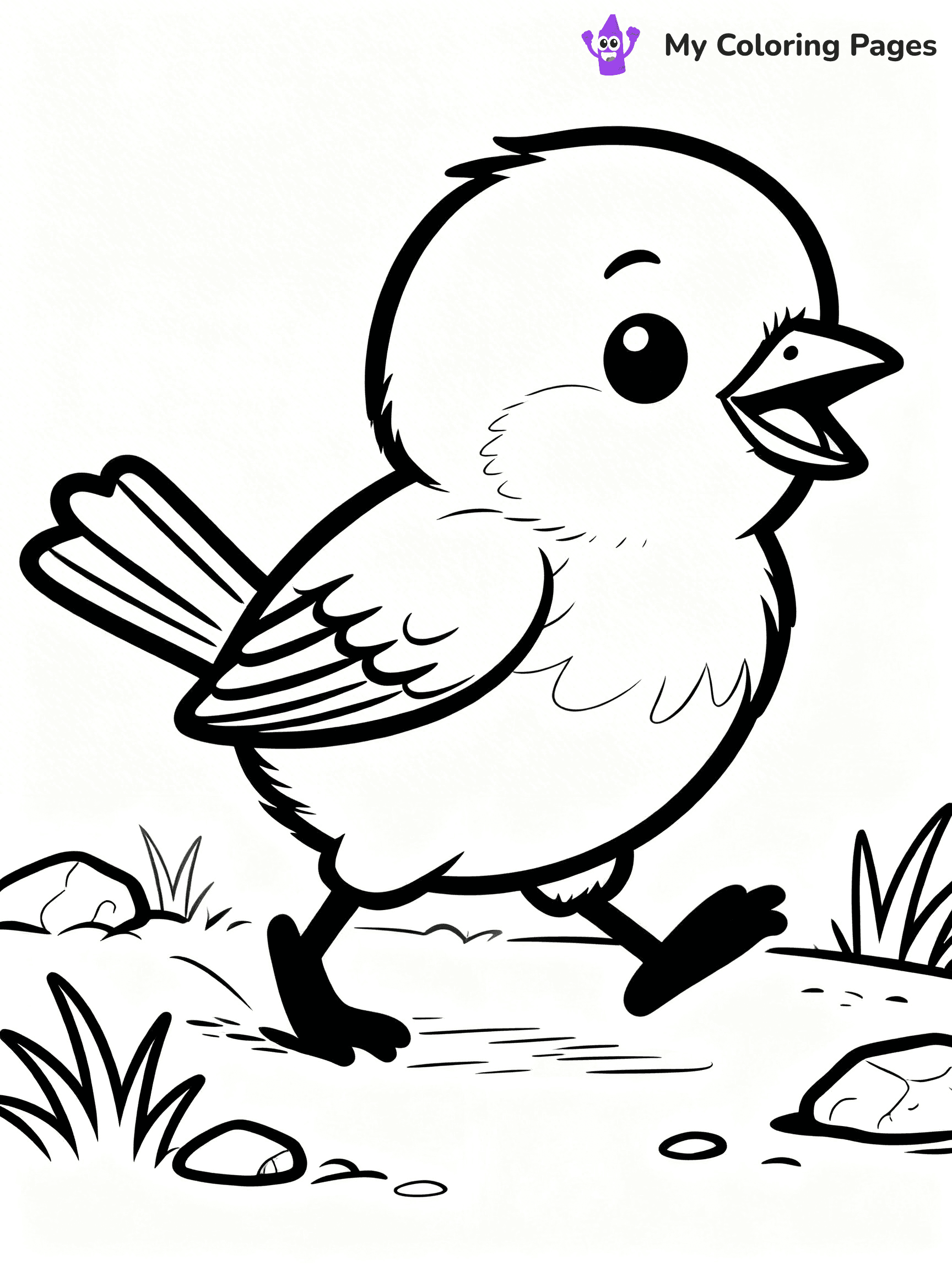 Baby Bird Coloring Pages - 35
