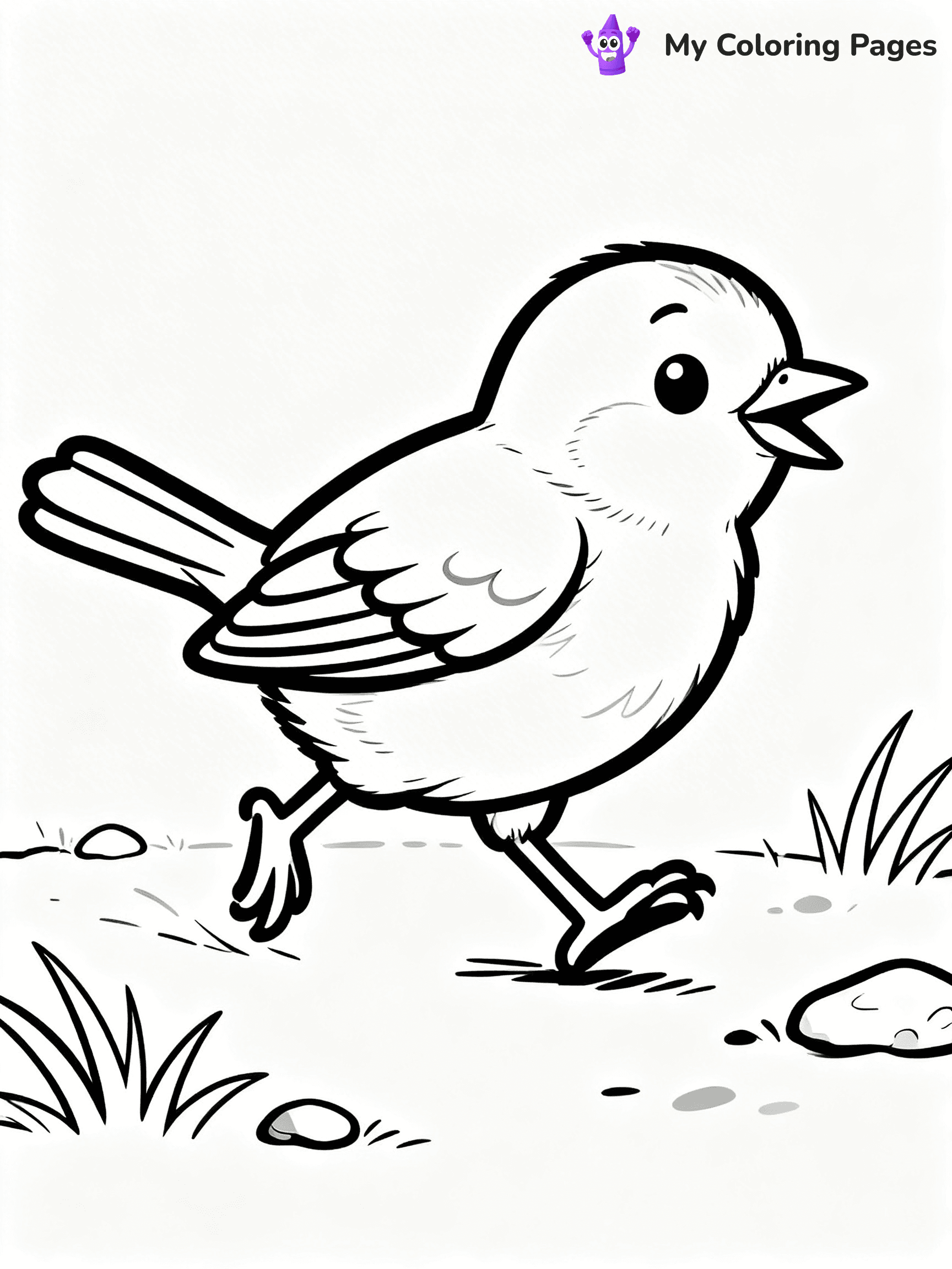 Baby Bird Coloring Pages - 34