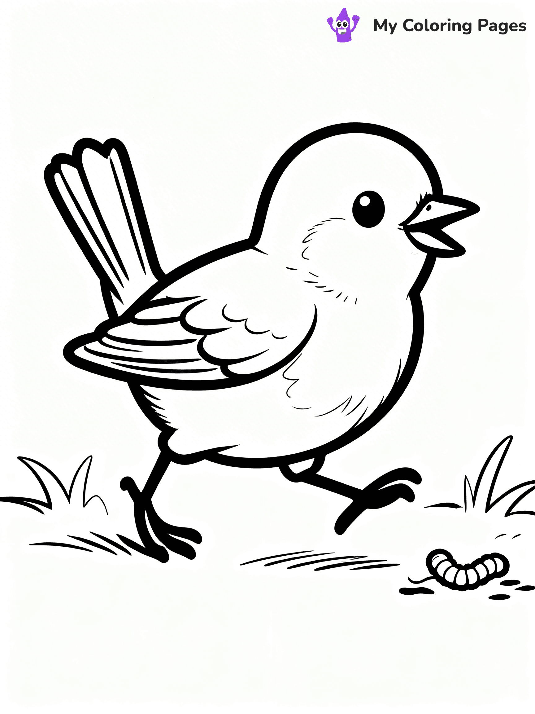 Baby Bird Coloring Pages - 33