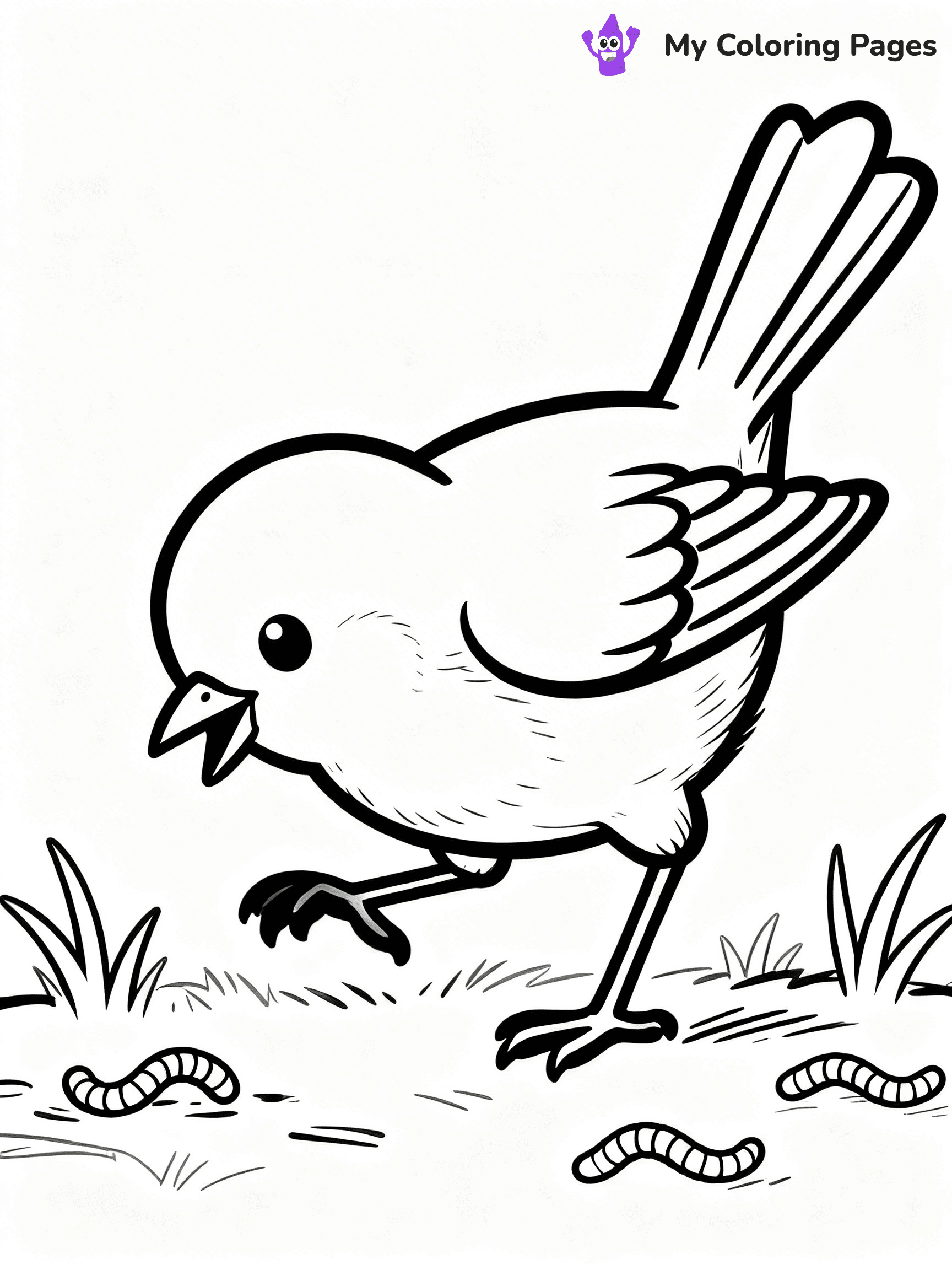 Baby Bird Coloring Pages - 32