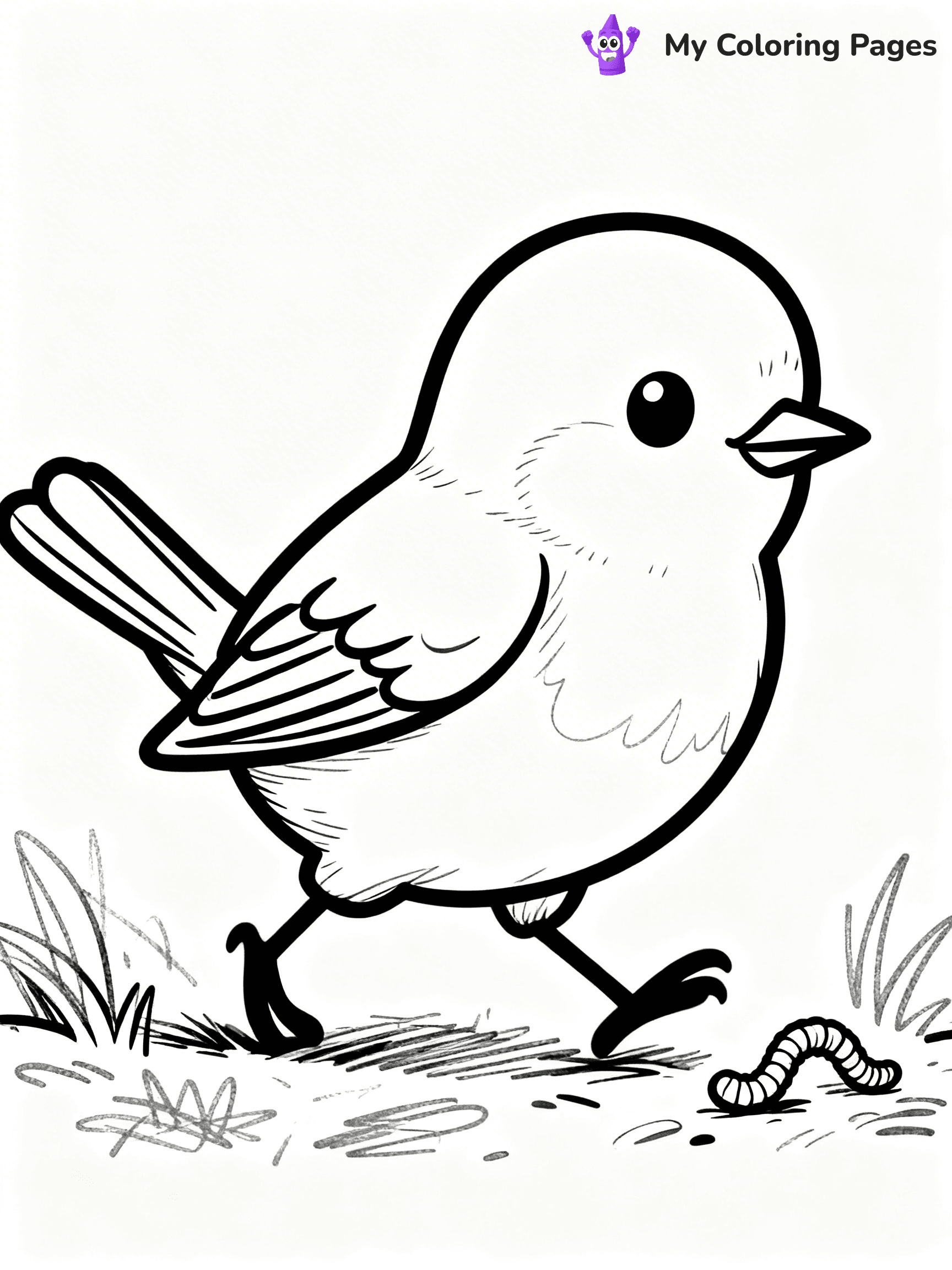 Baby Bird Coloring Pages - 31