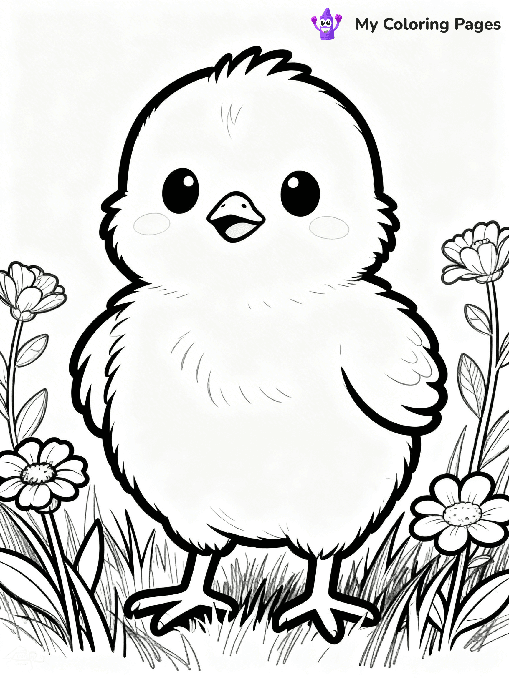 Baby Bird Coloring Pages - 28