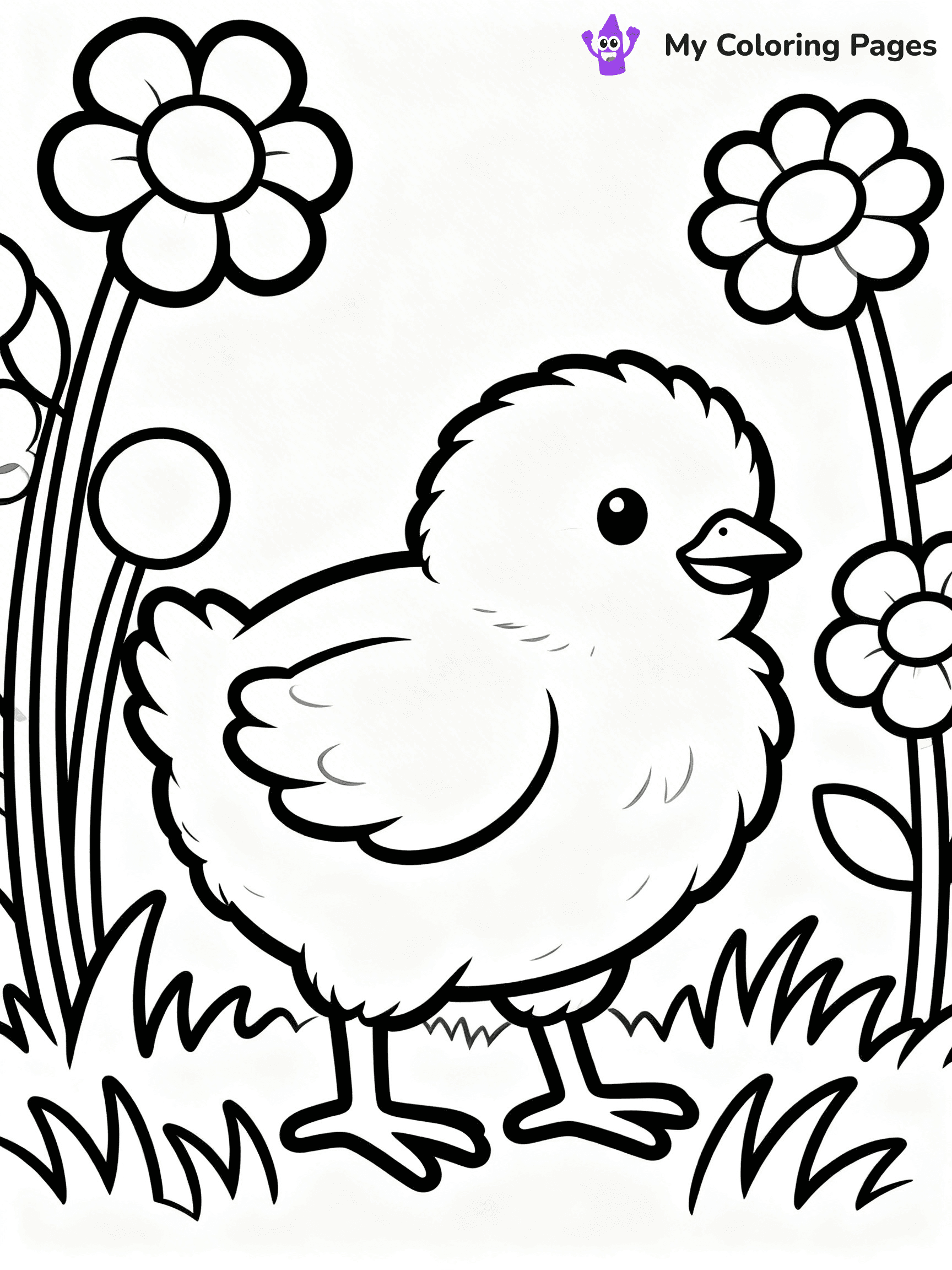 Baby Bird Coloring Pages - 26