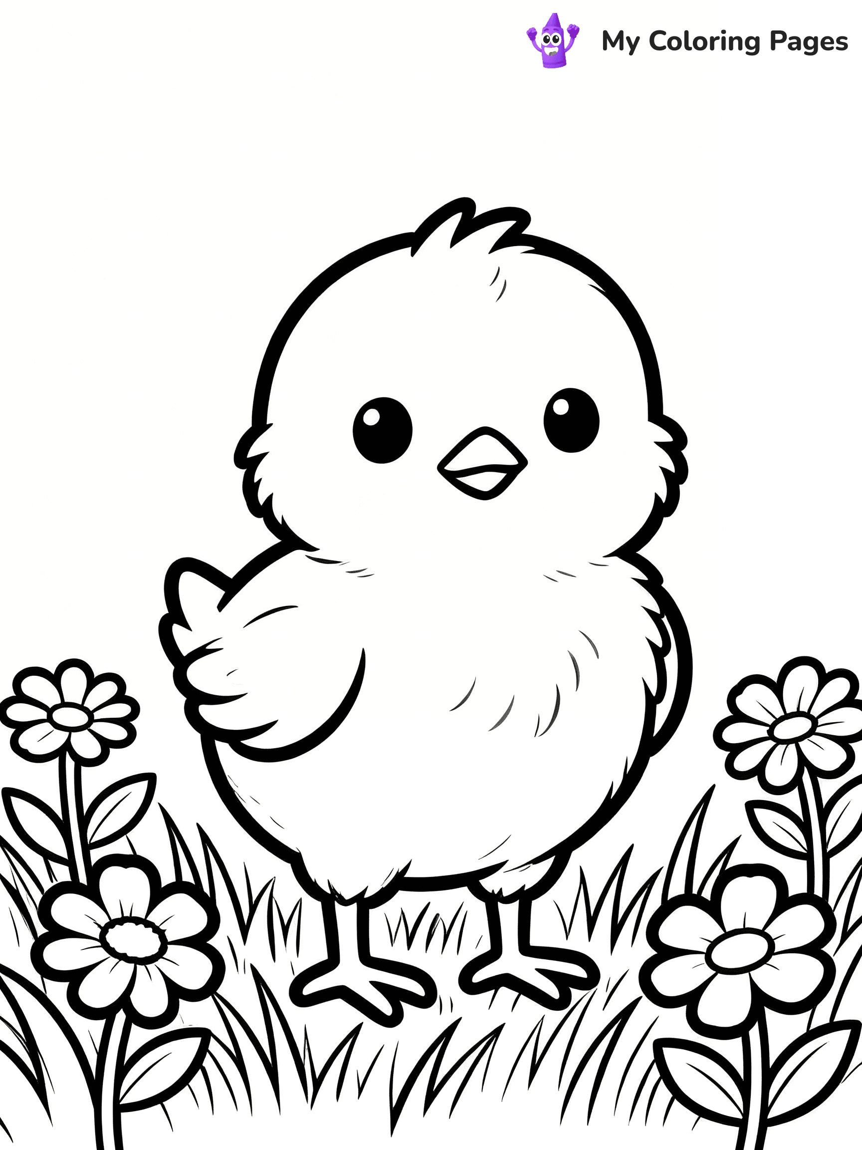 Baby Bird Coloring Pages - 25