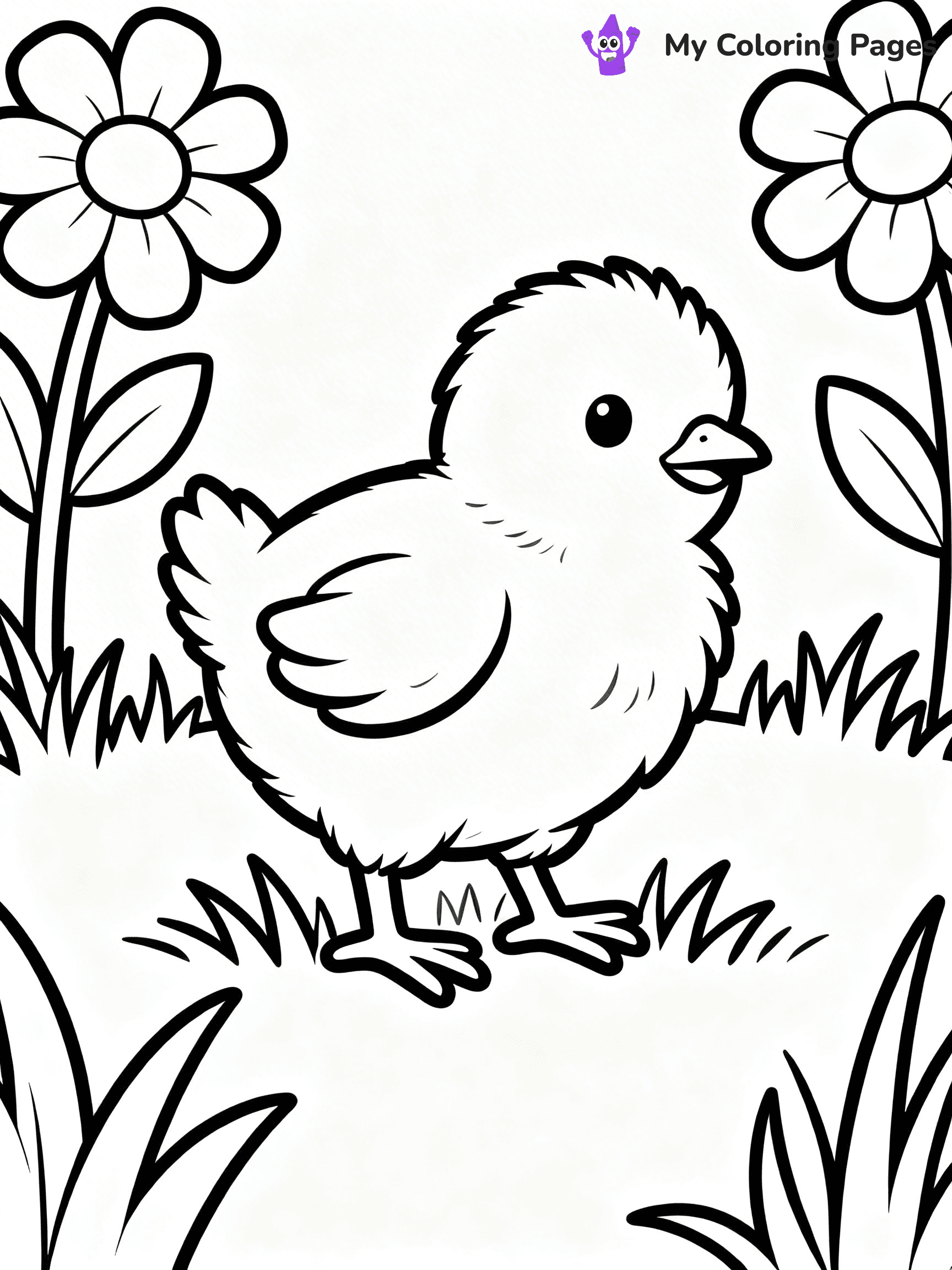 Baby Bird Coloring Pages - 24