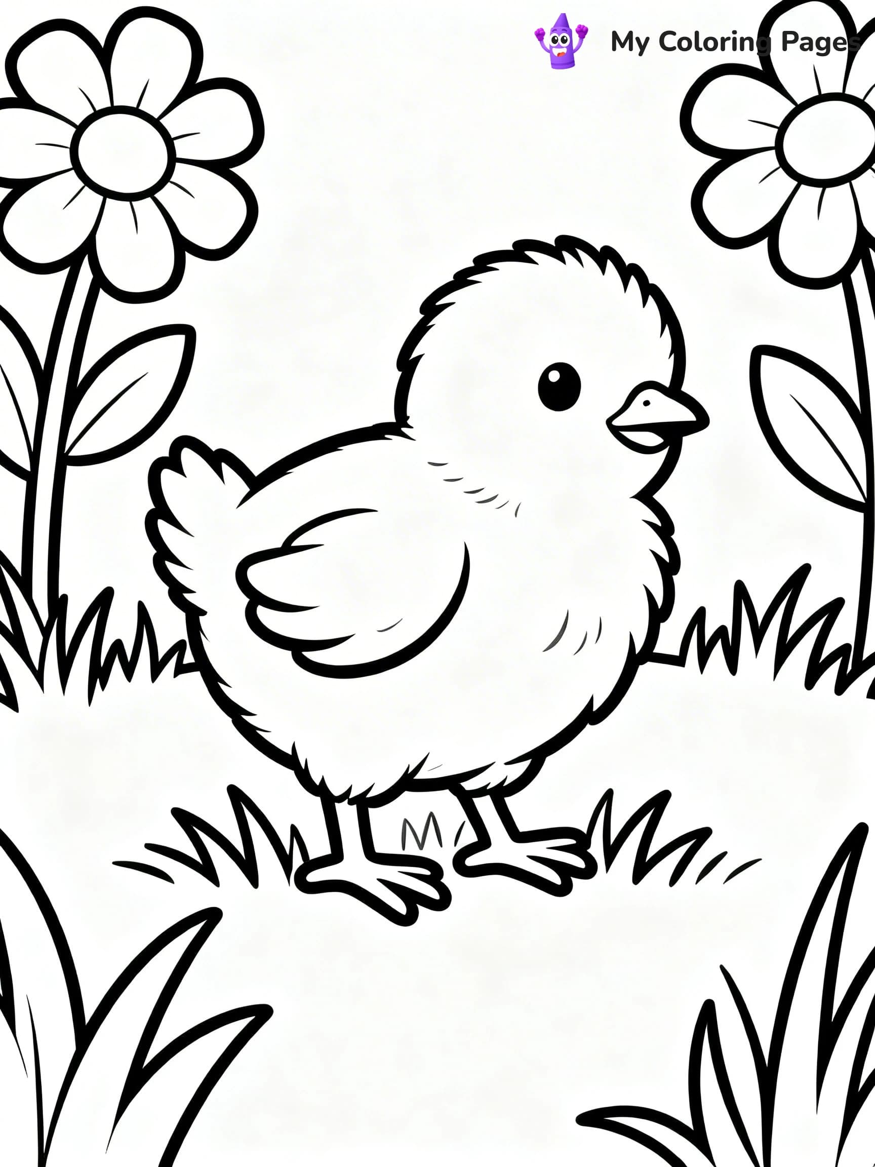 Baby Bird Coloring Pages - 24