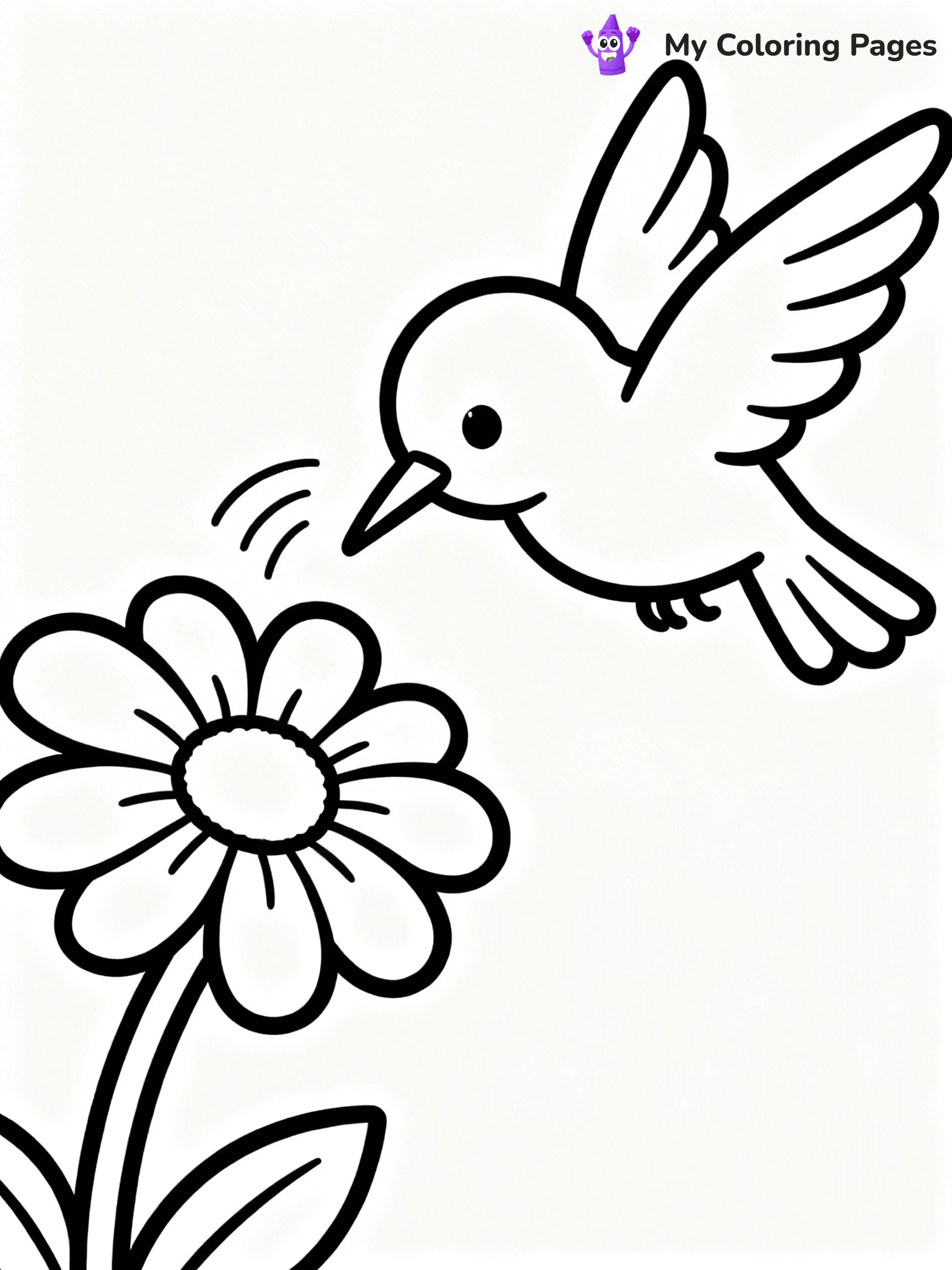 Baby Bird Coloring Pages - 10