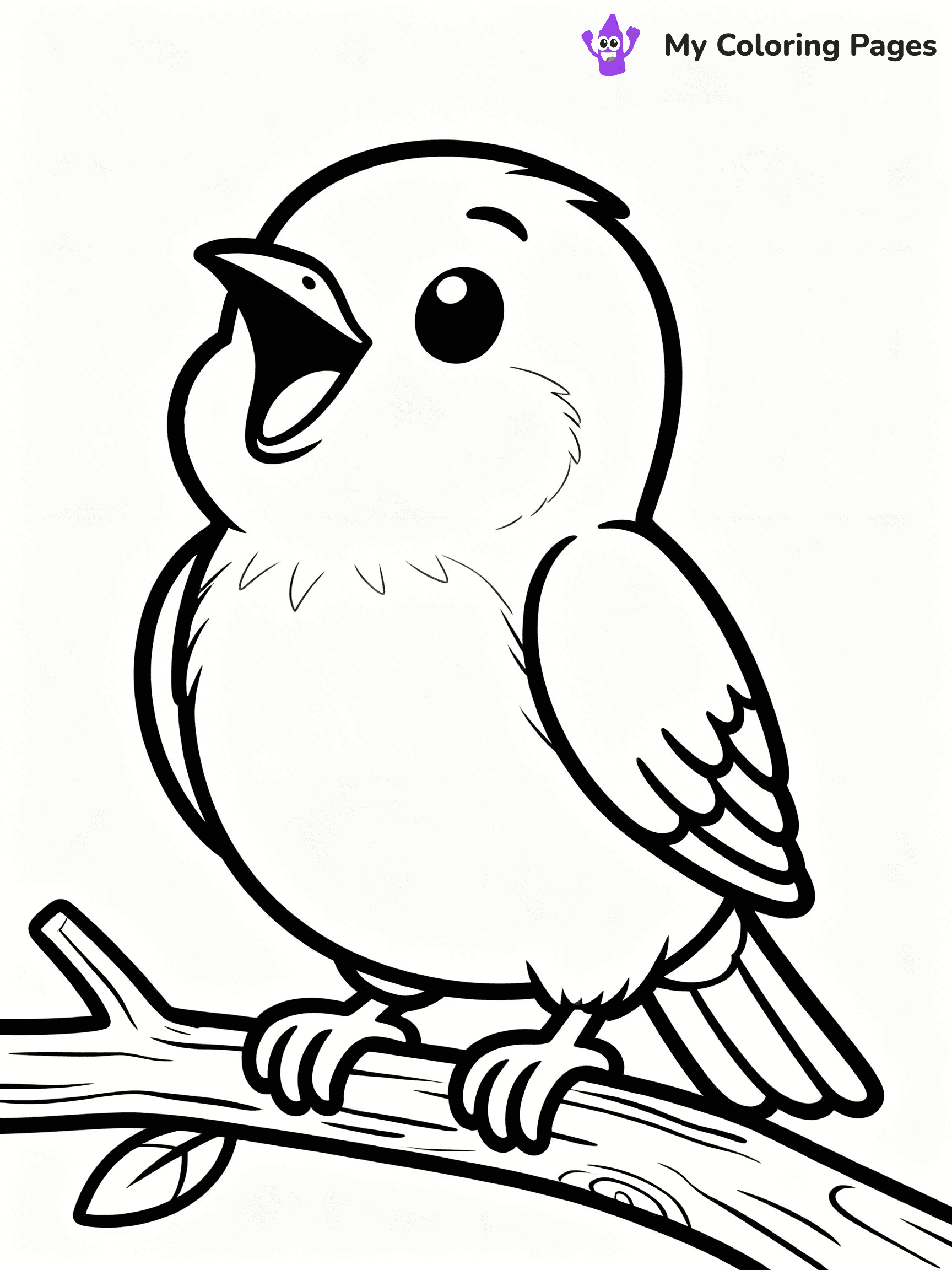 Baby Bird Coloring Pages - 7