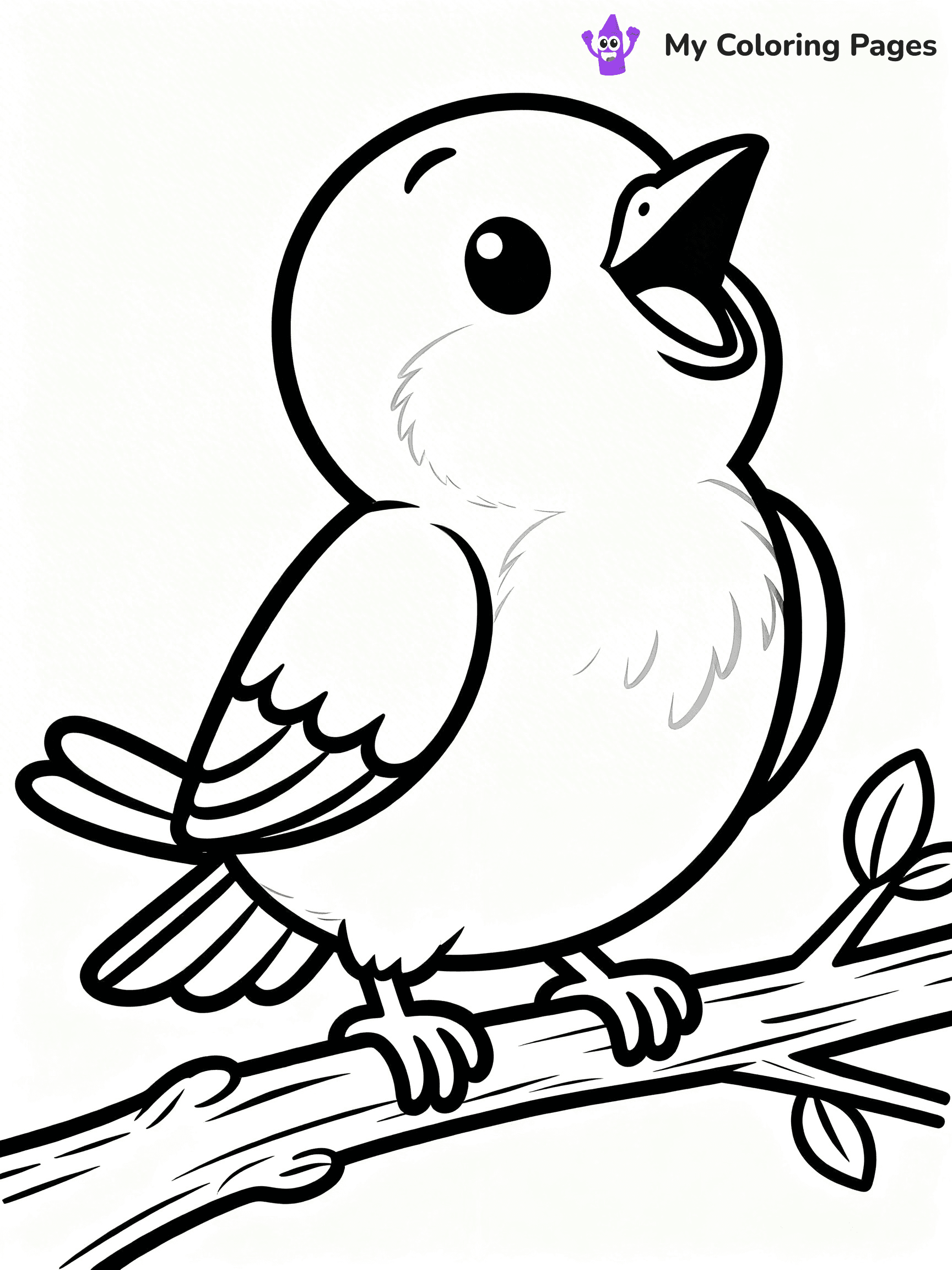 Baby Bird Coloring Pages - 6