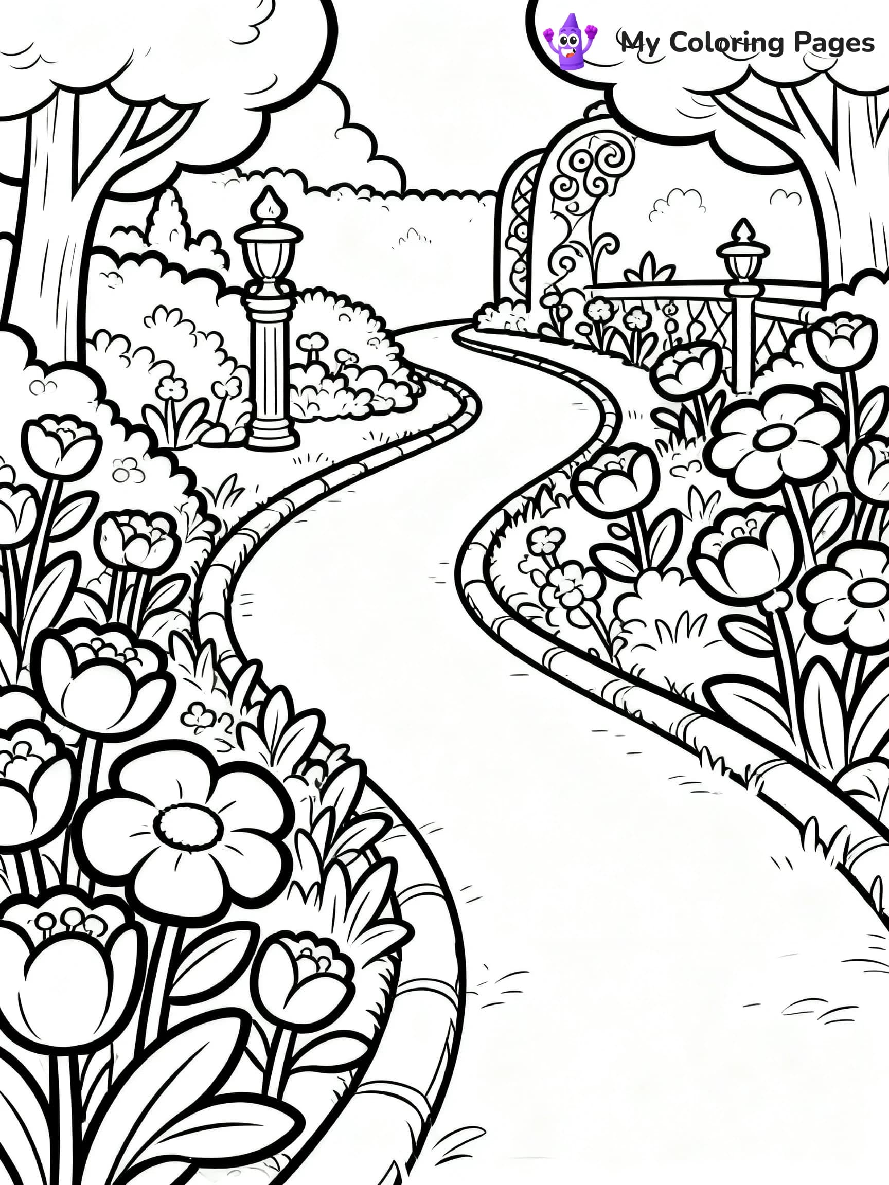 Spring Coloring Pages For Adults - 22