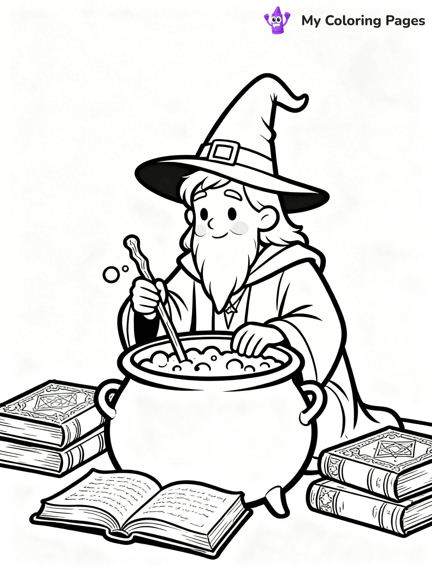 Wizard Coloring Pages - 21