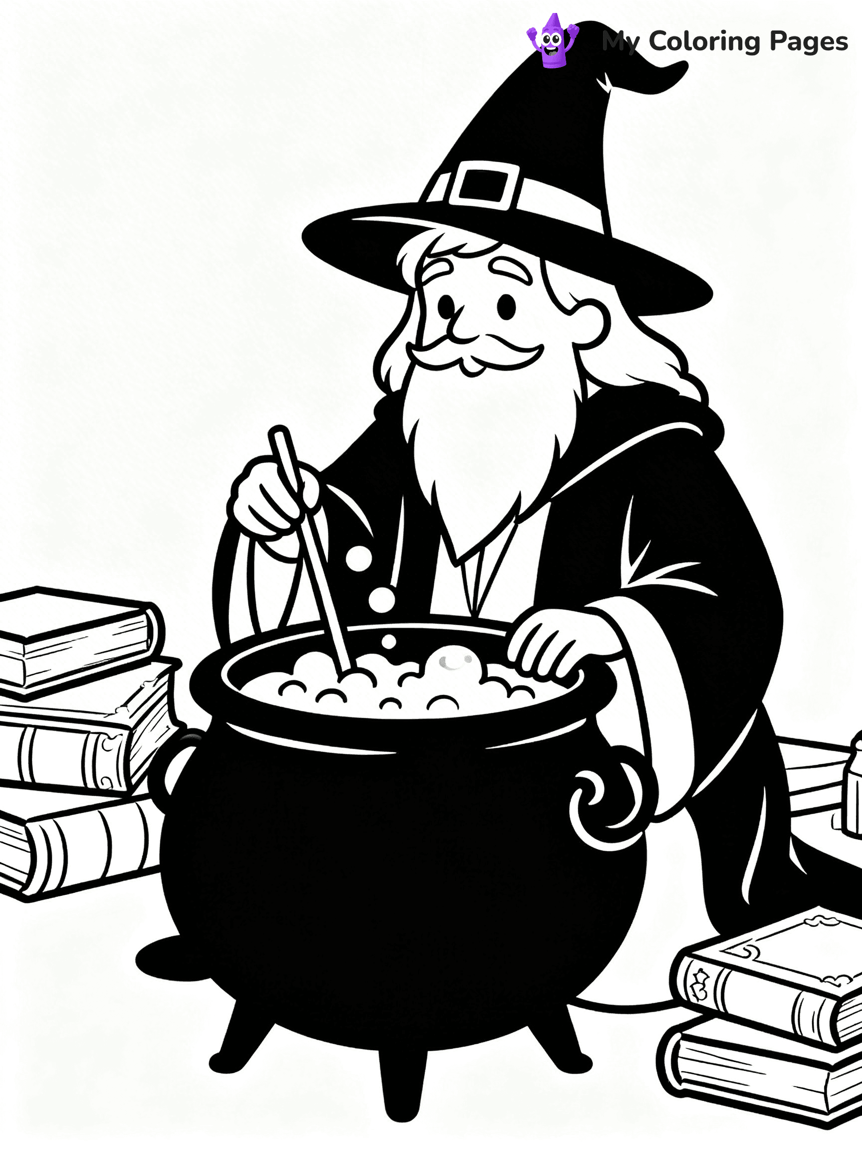 Wizard Coloring Pages - 20