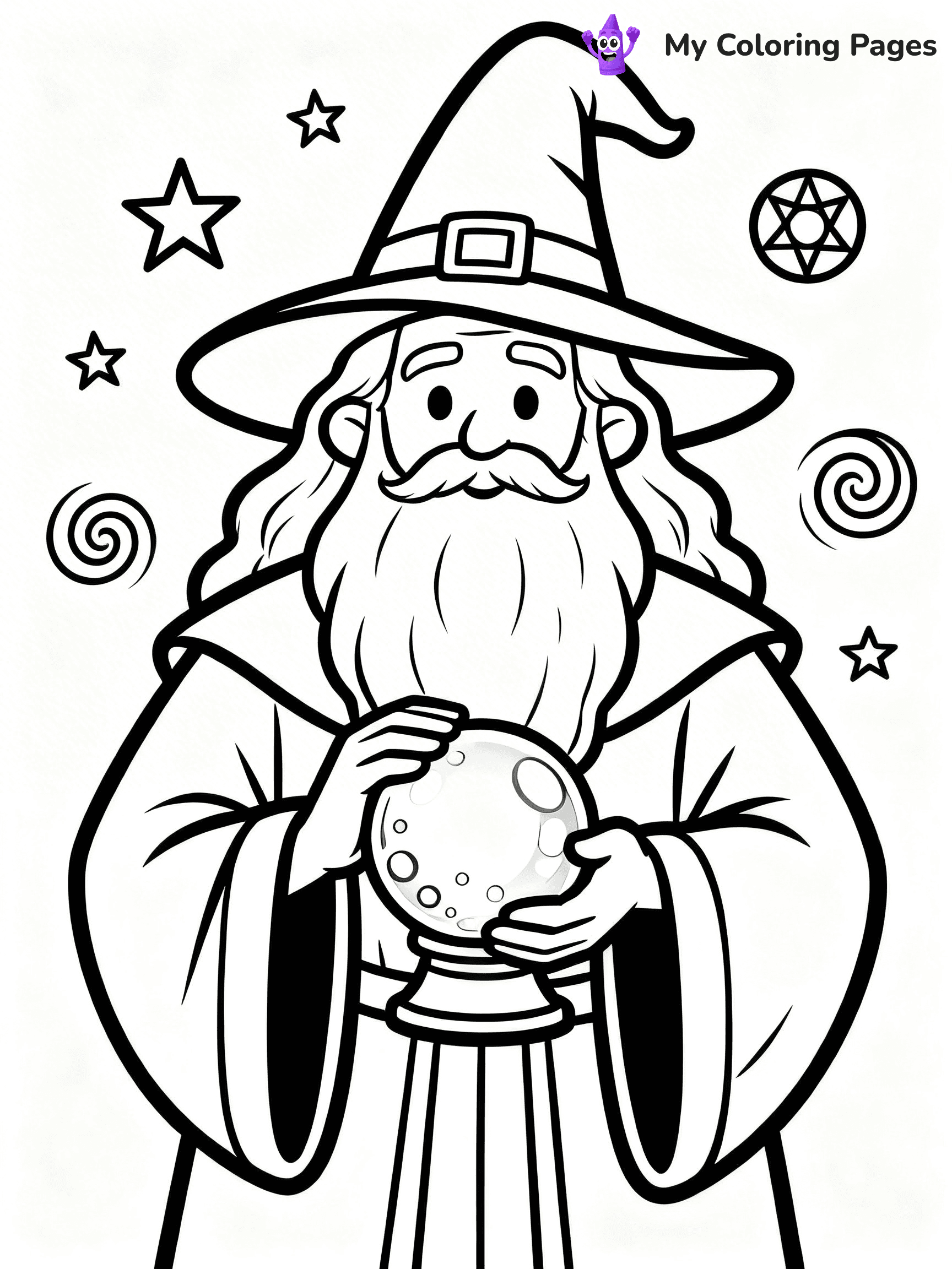 Wizard Coloring Pages - 12
