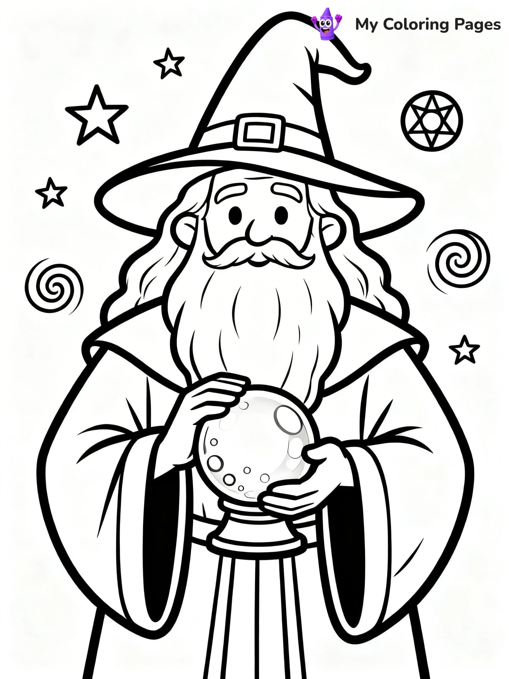 Wizard Coloring Pages - 12