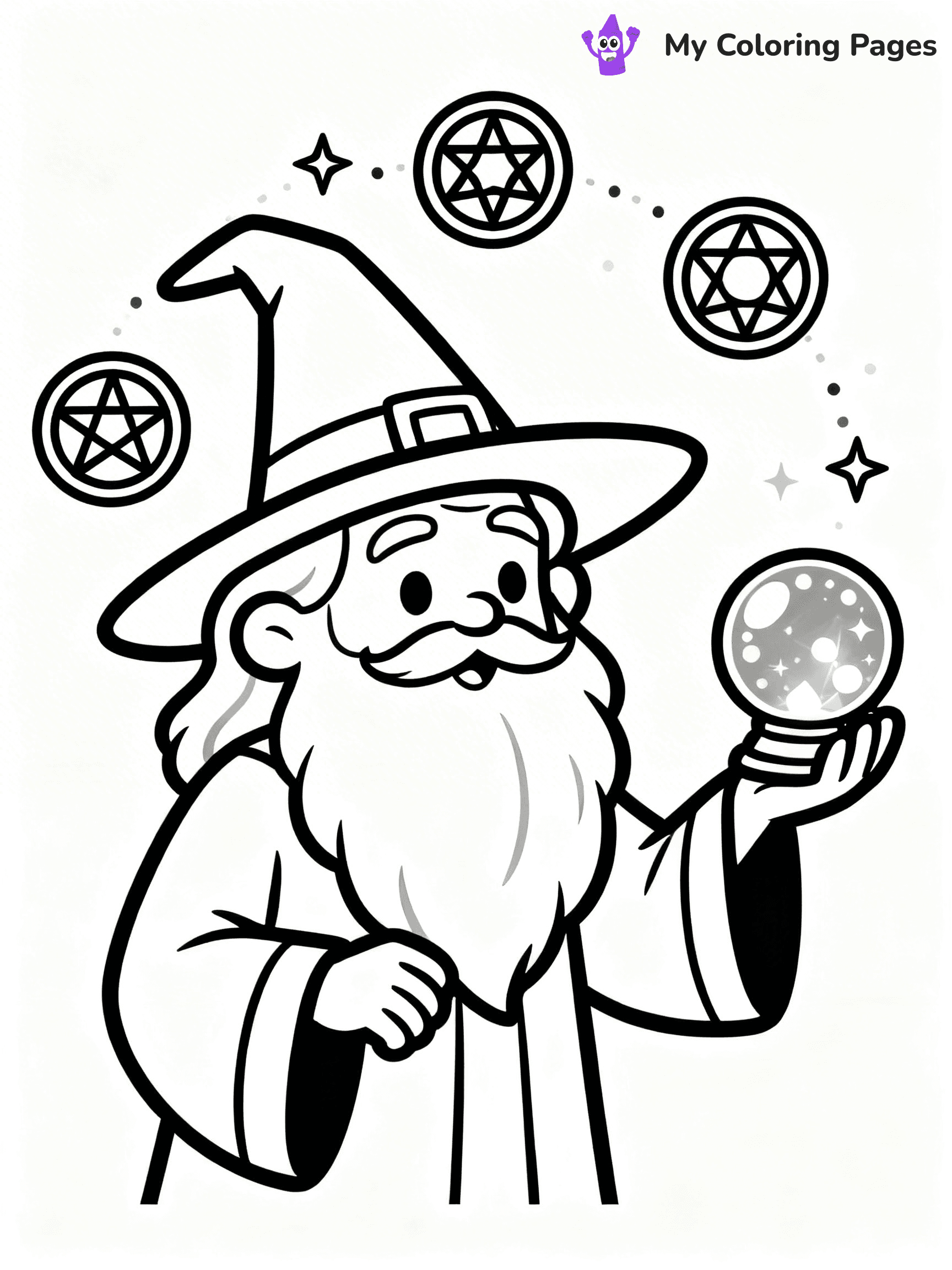 Wizard Coloring Pages - 11