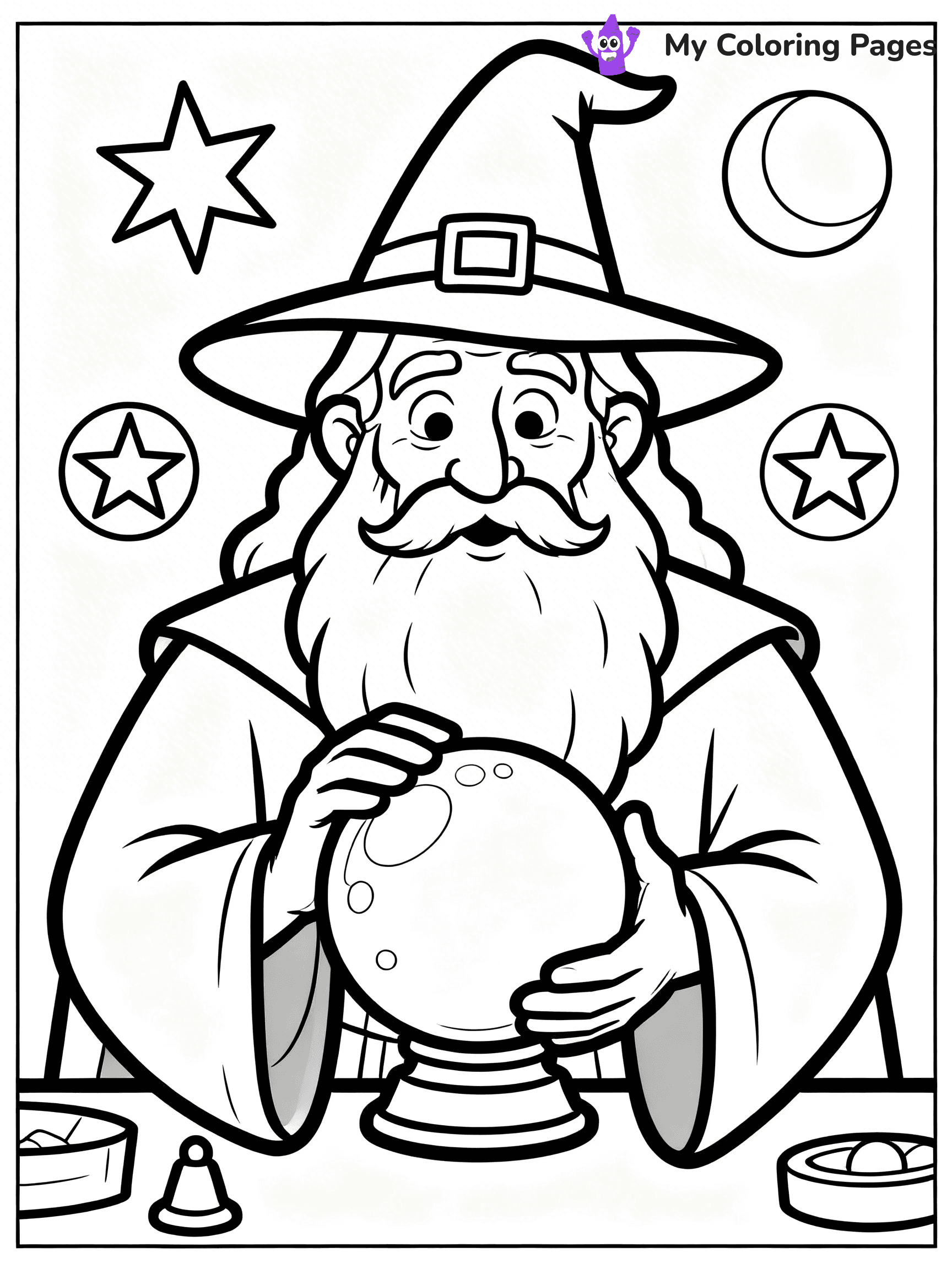 Wizard Coloring Pages - 10