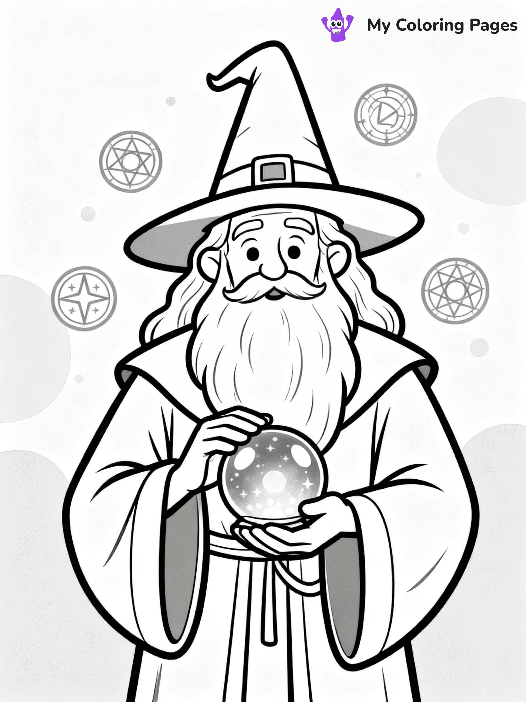 Wizard Coloring Pages - 8