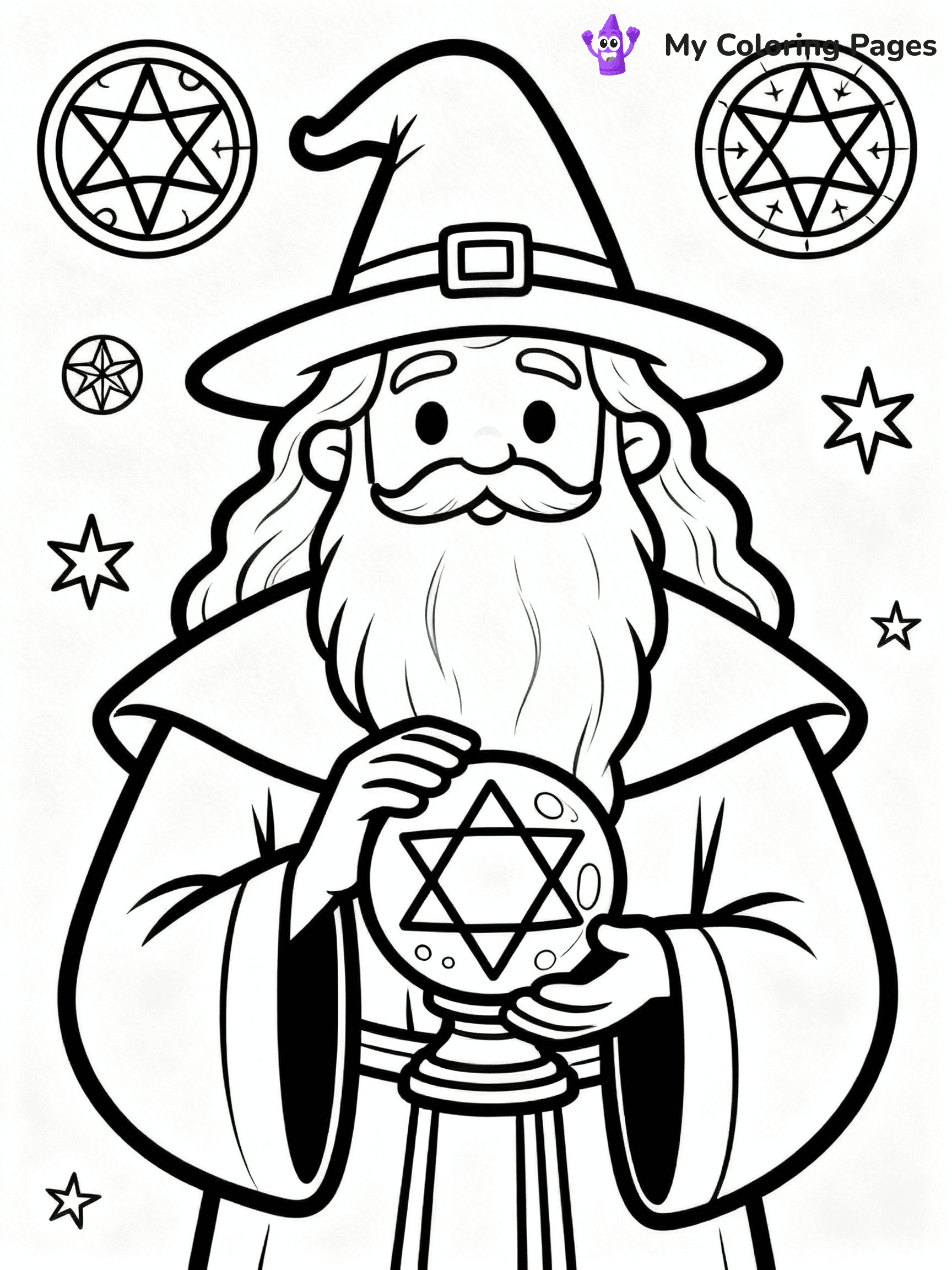 Wizard Coloring Pages - 7