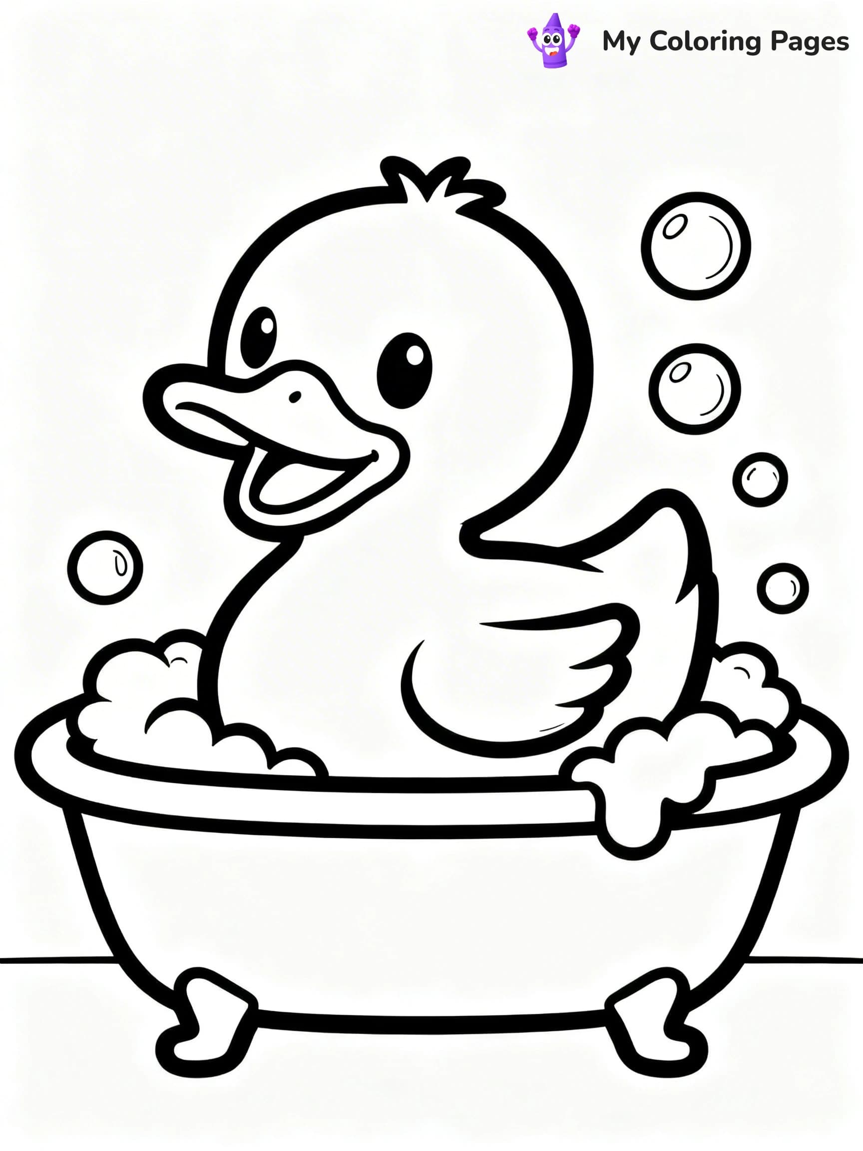 Rubber Duck Coloring Pages - 17