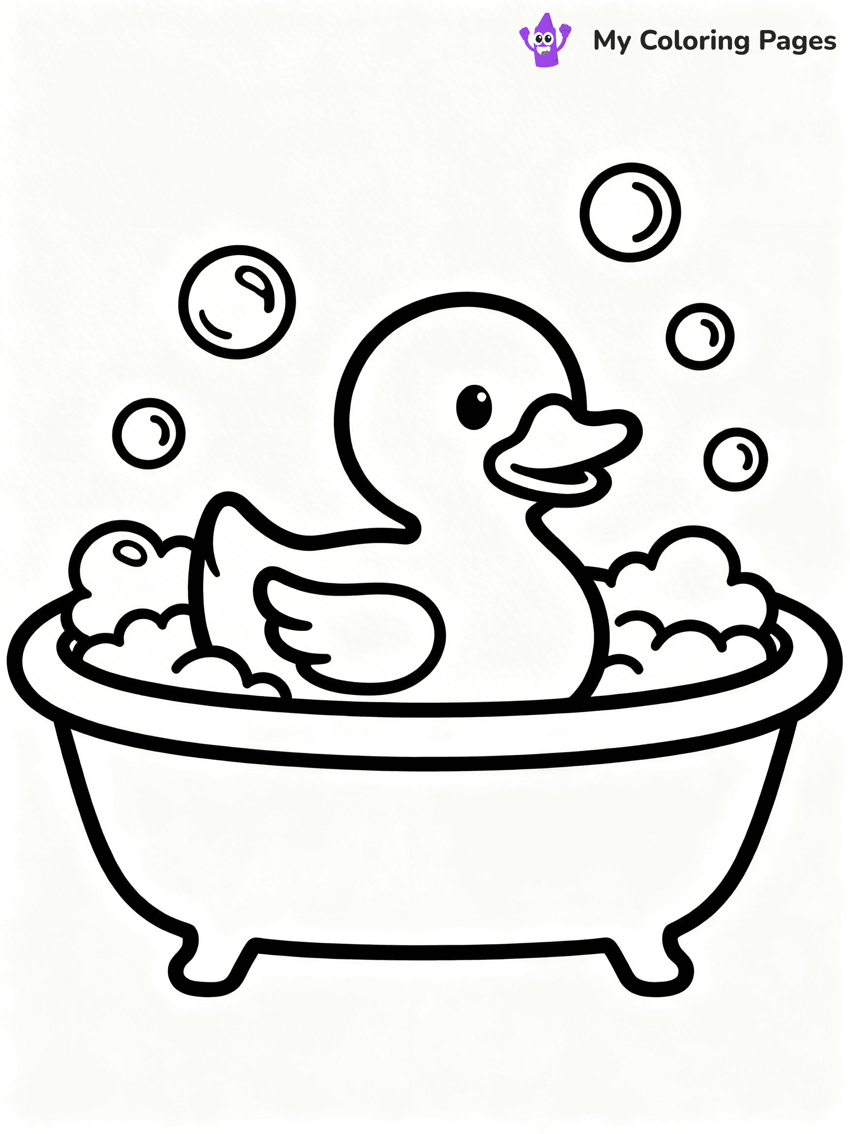 Rubber Duck Coloring Pages - 14