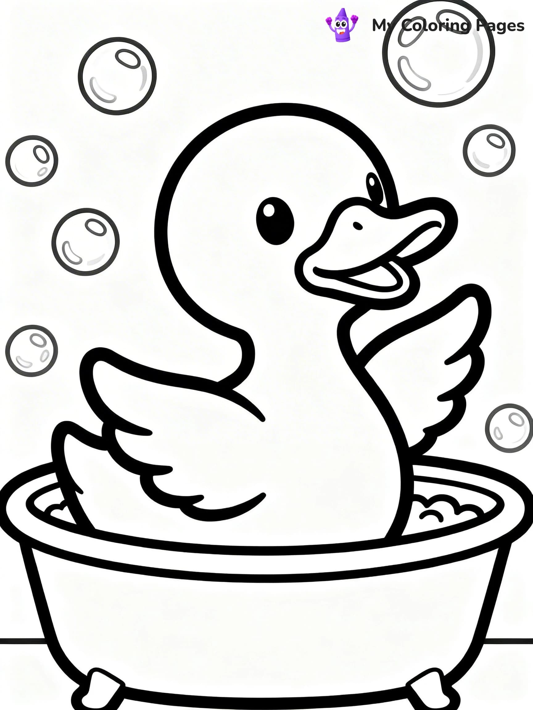Rubber Duck Coloring Pages - 13