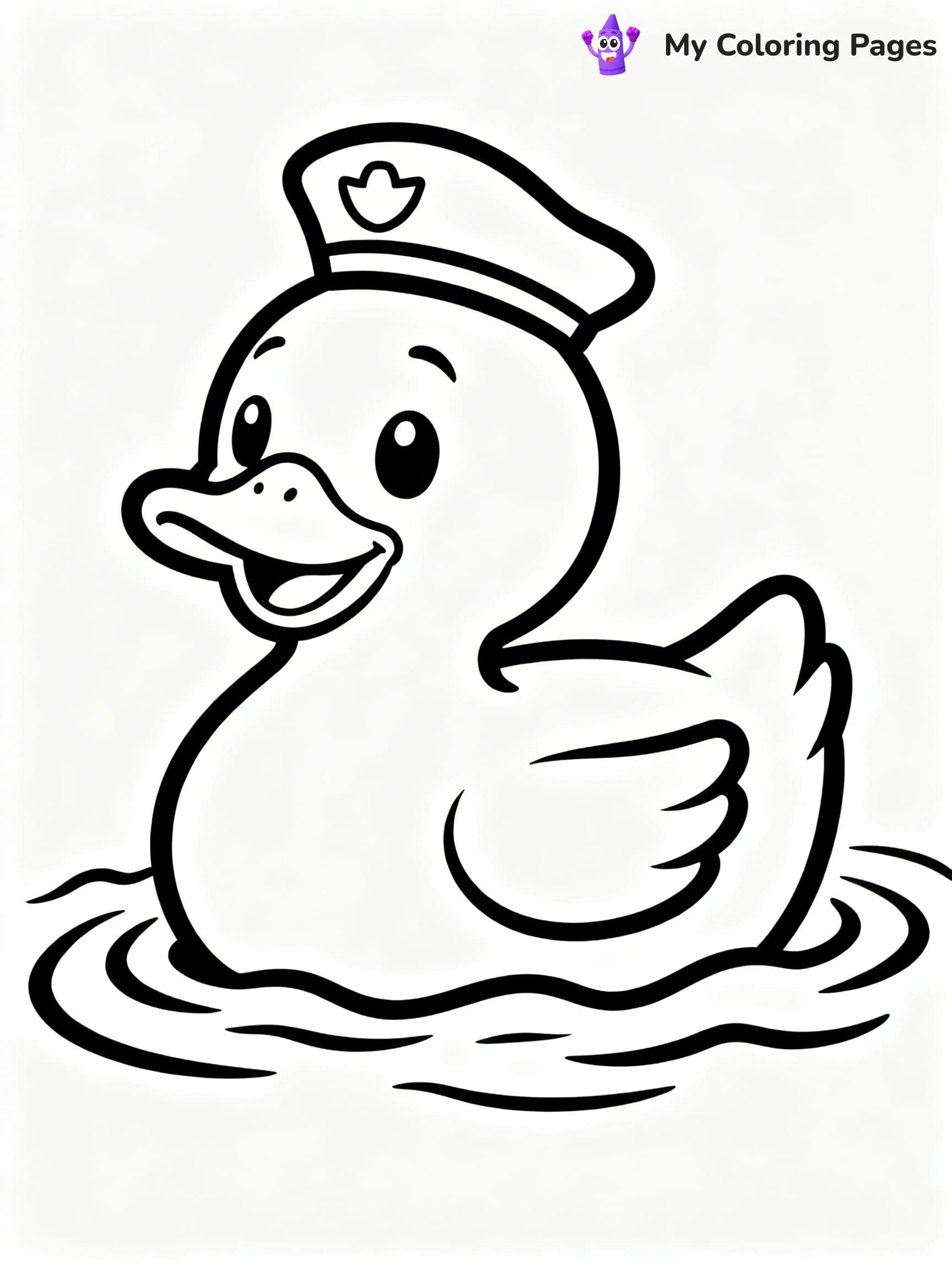 Rubber Duck Coloring Pages - 11