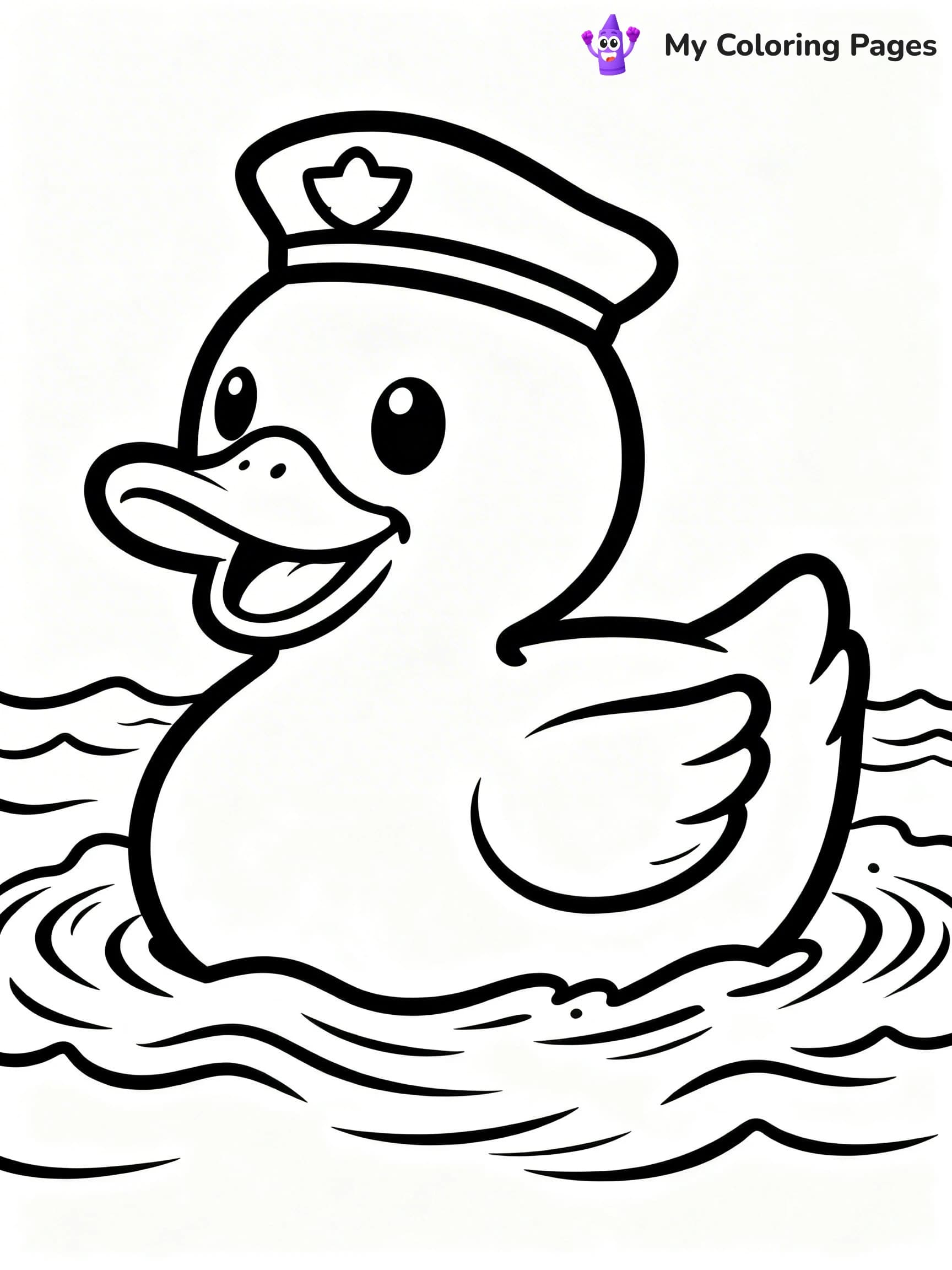 Rubber Duck Coloring Pages - 10