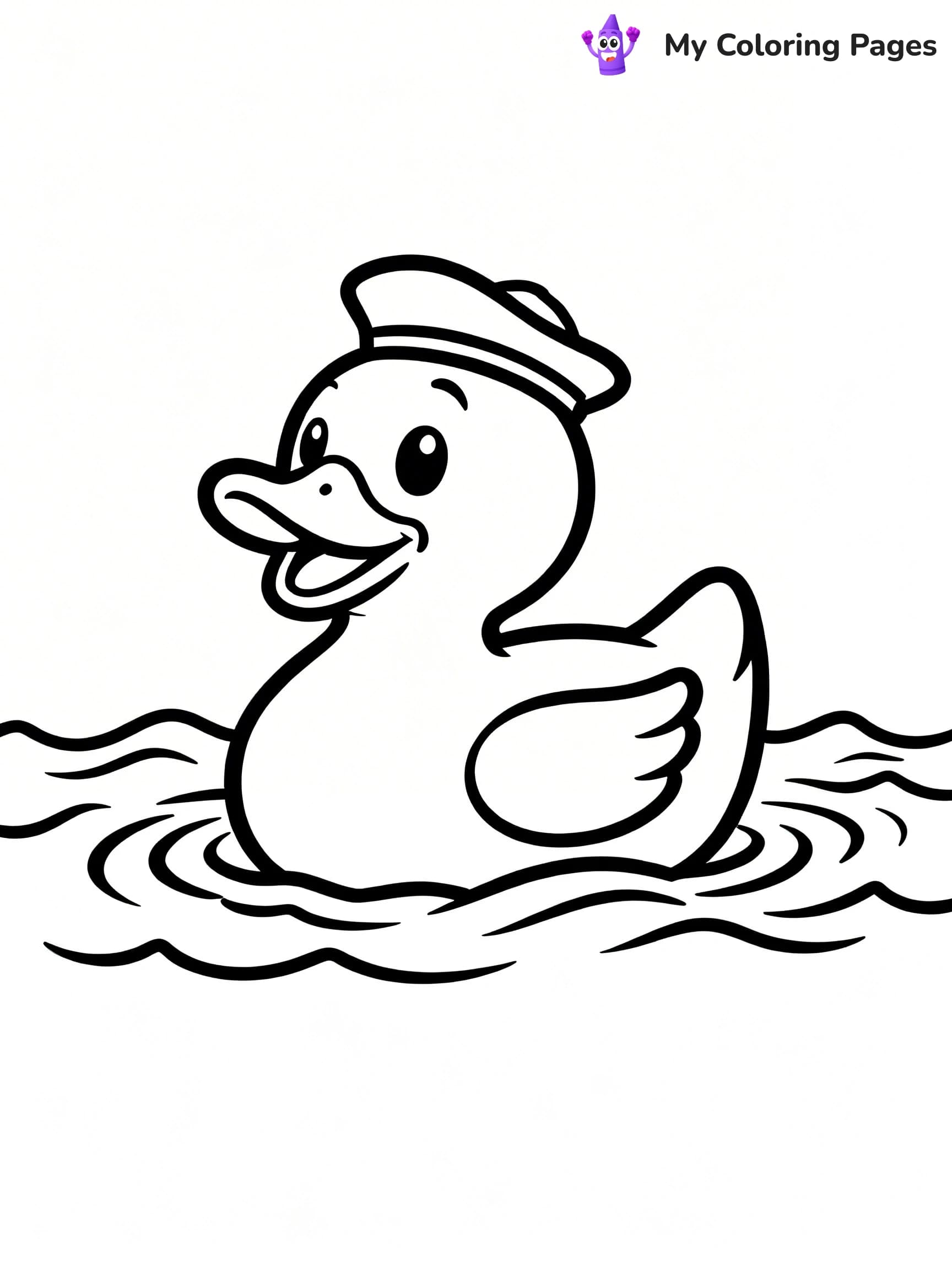 Rubber Duck Coloring Pages - 9