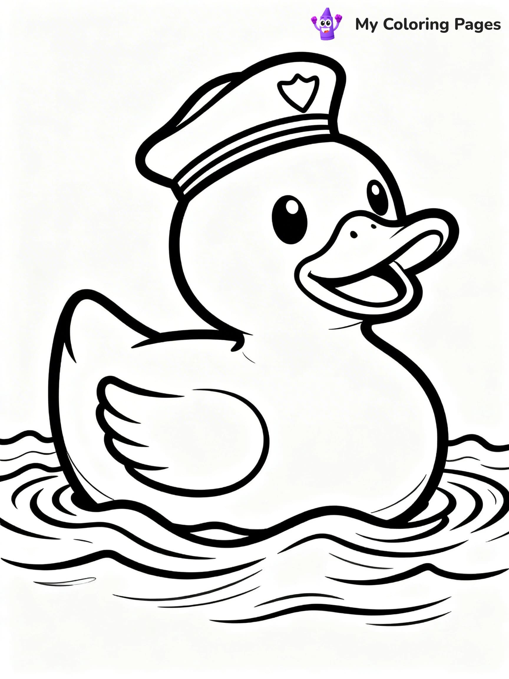 Rubber Duck Coloring Pages - 8