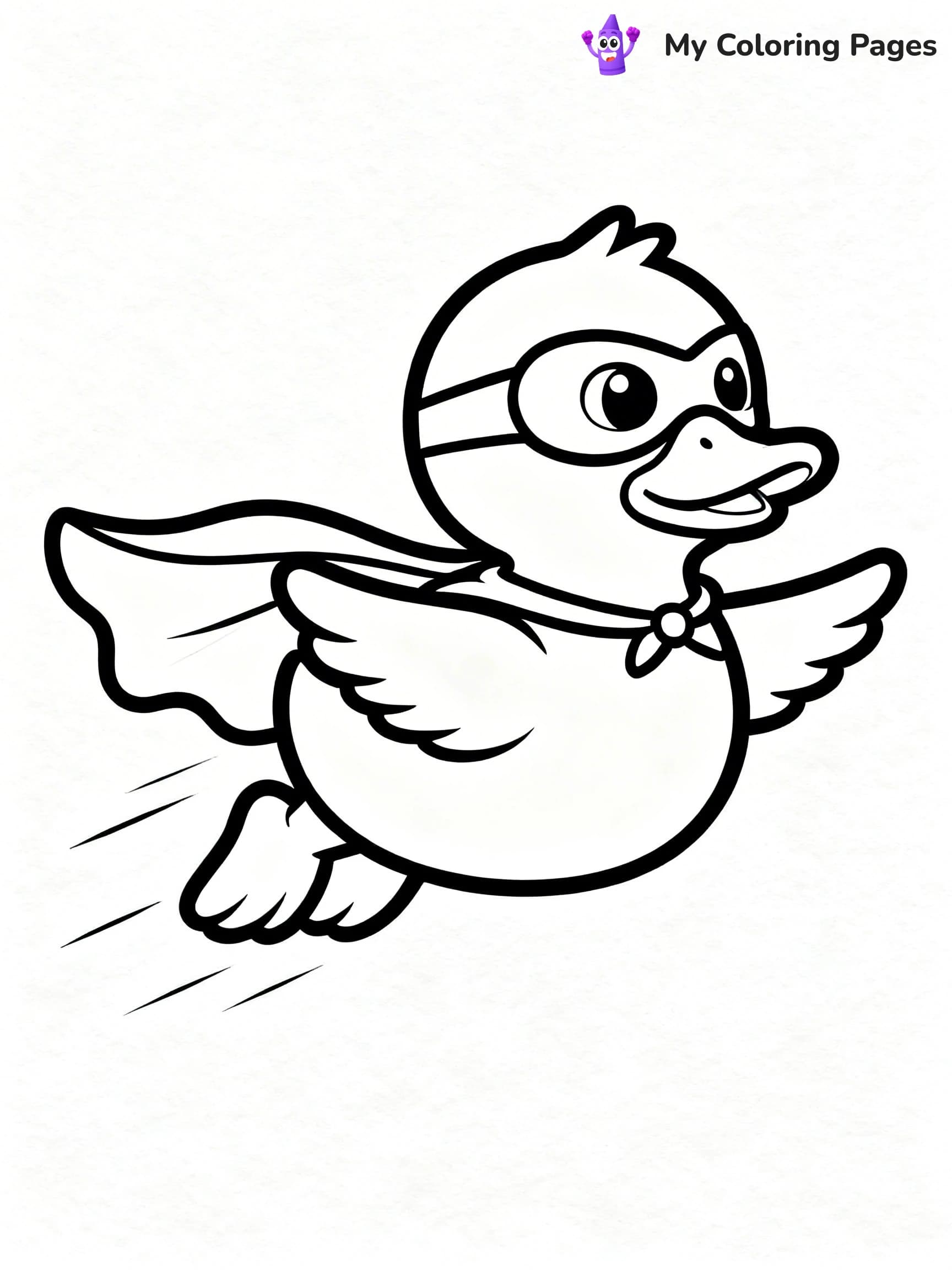 Rubber Duck Coloring Pages - 1