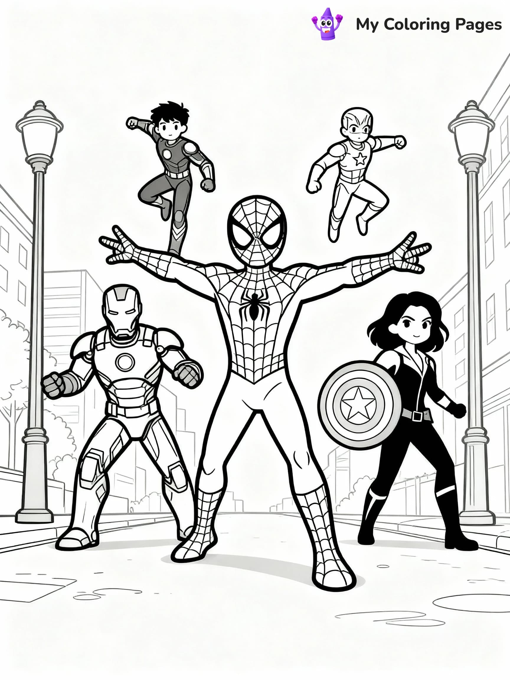 Spiderman Coloring Pages - 2