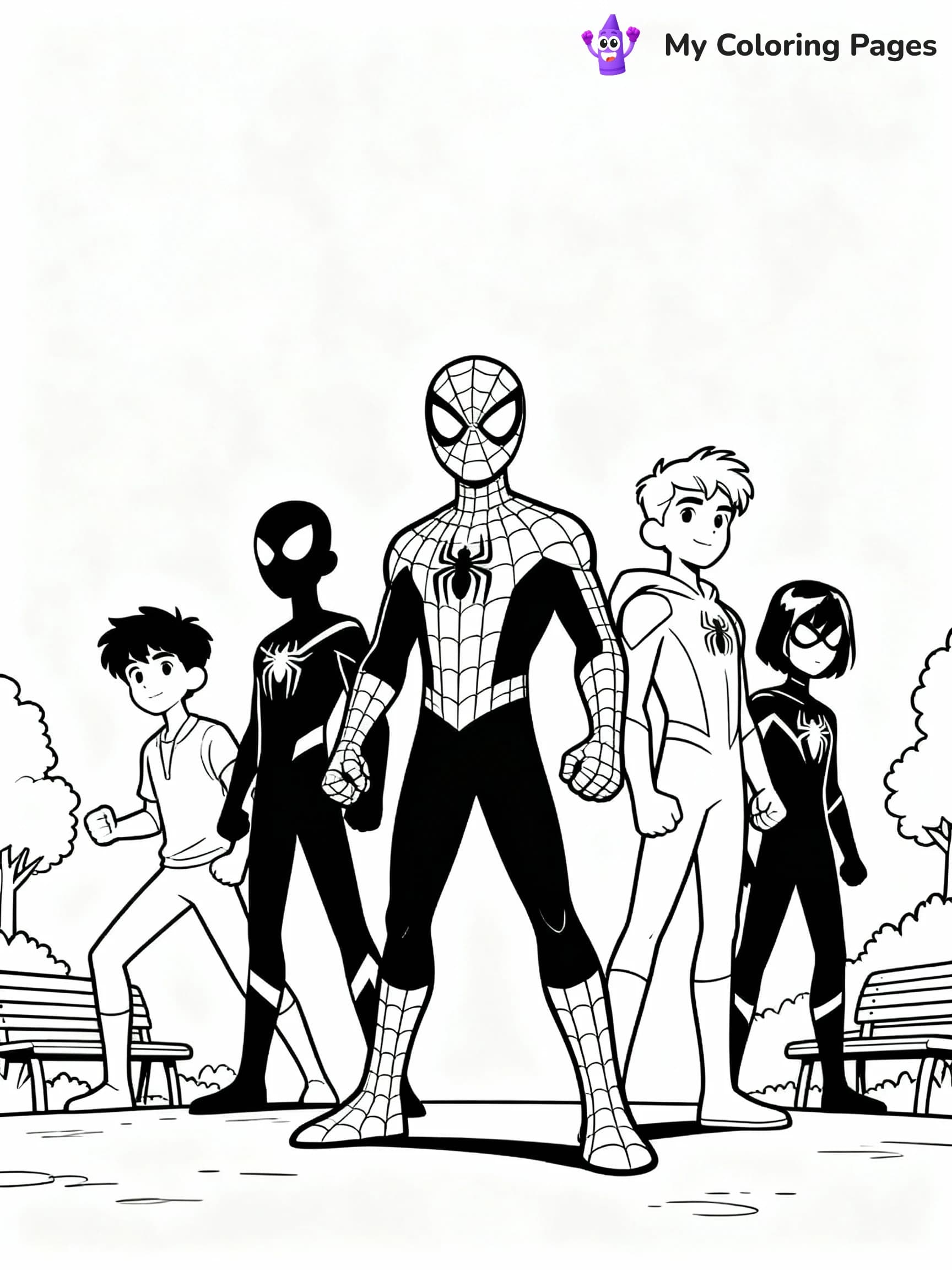 Spiderman Coloring Pages - 1