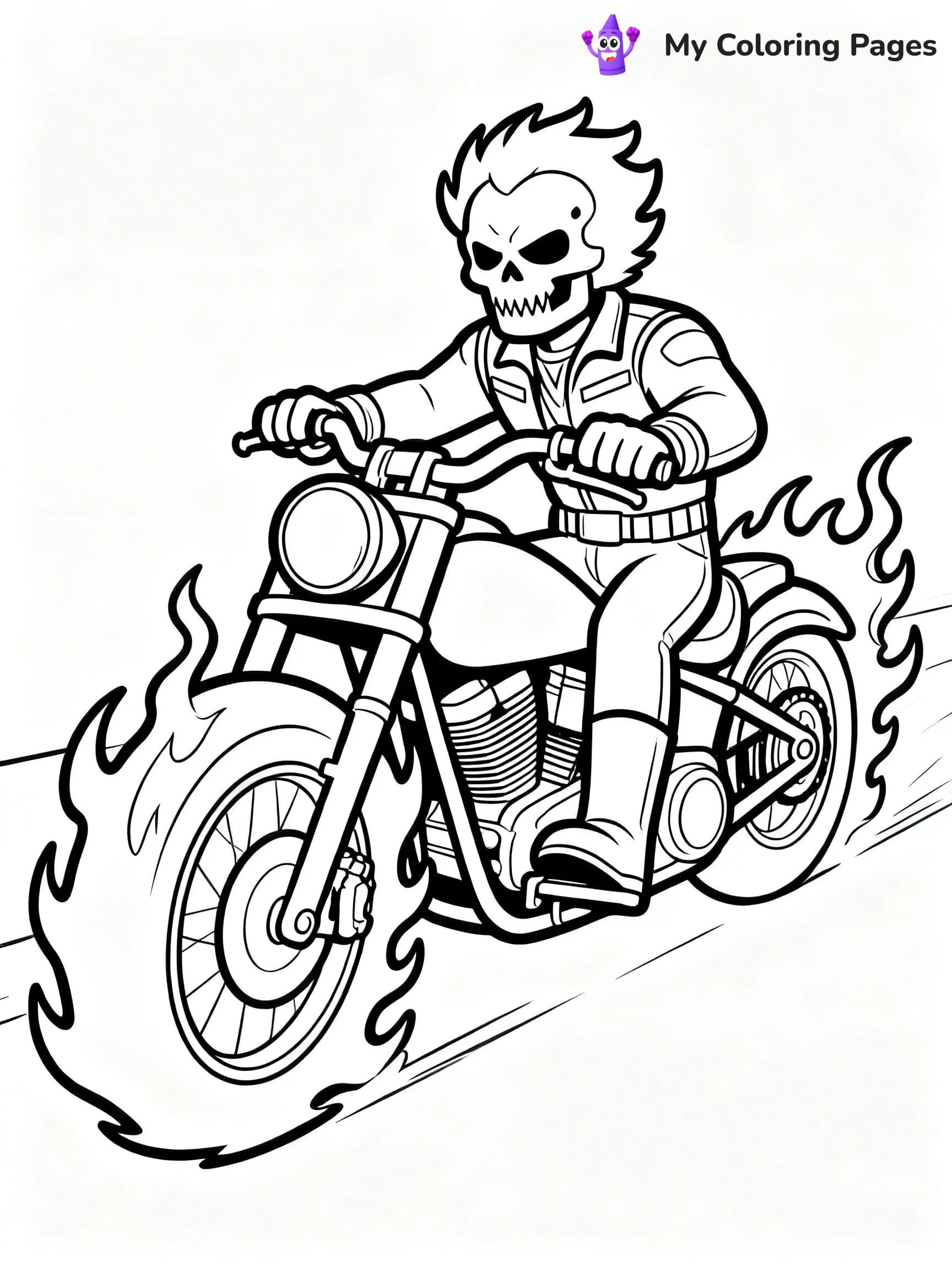 Ghost Rider Coloring Pages - 5