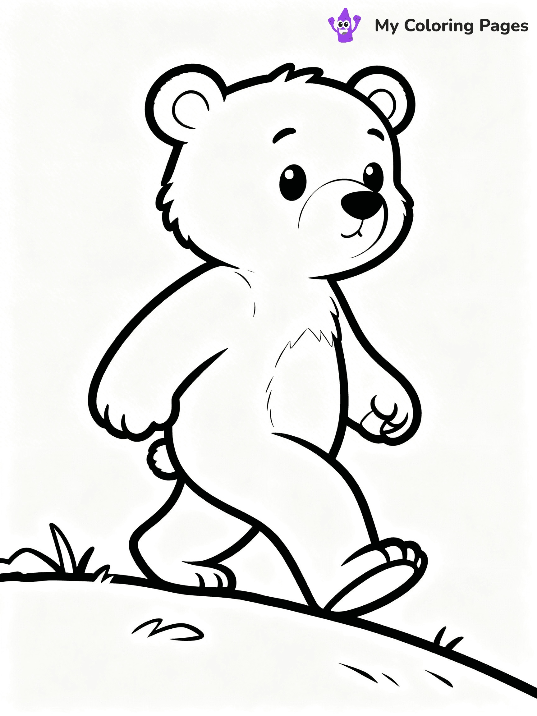 Little Bear Coloring Pages - 24