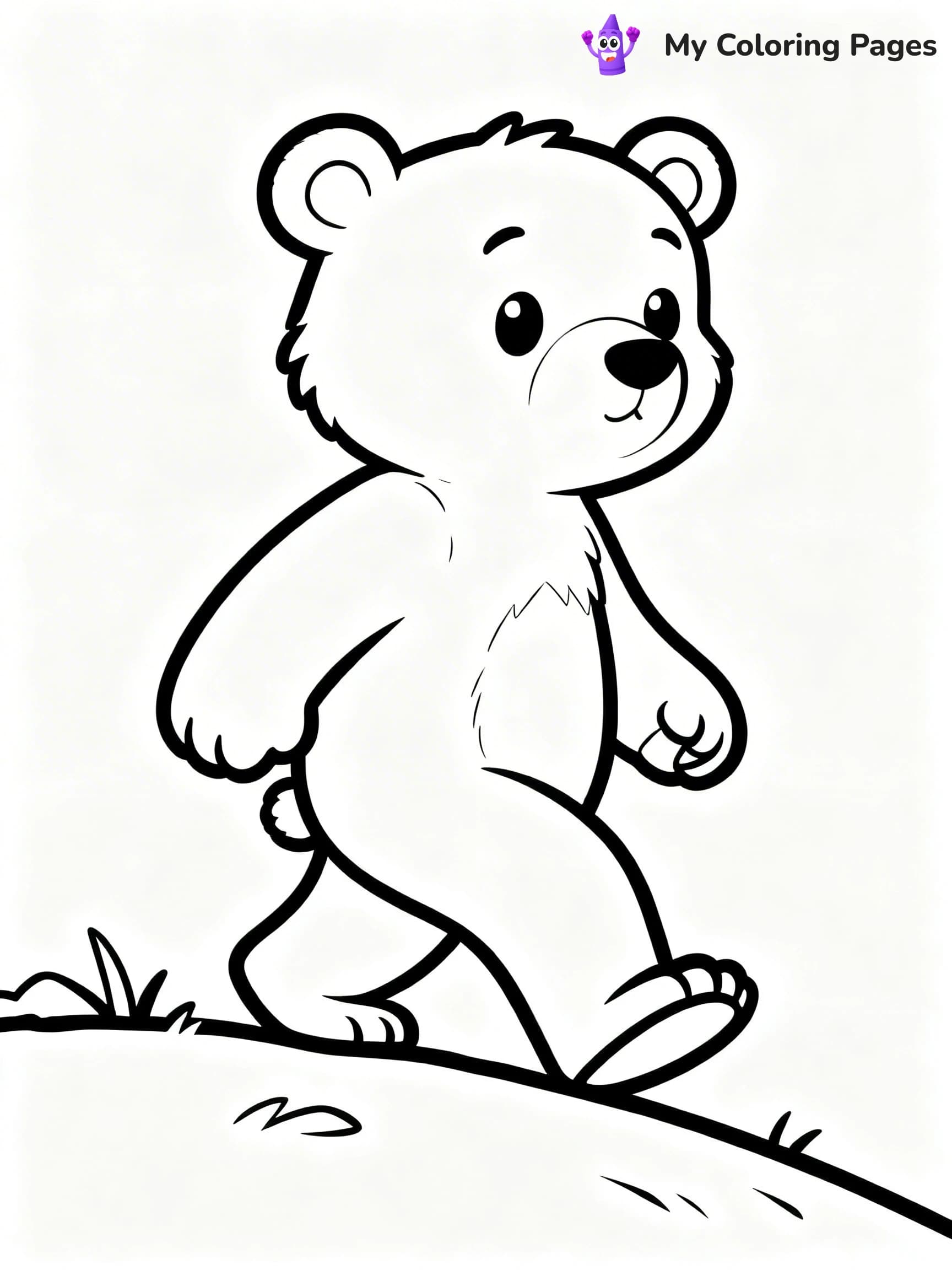 Little Bear Coloring Pages - 24