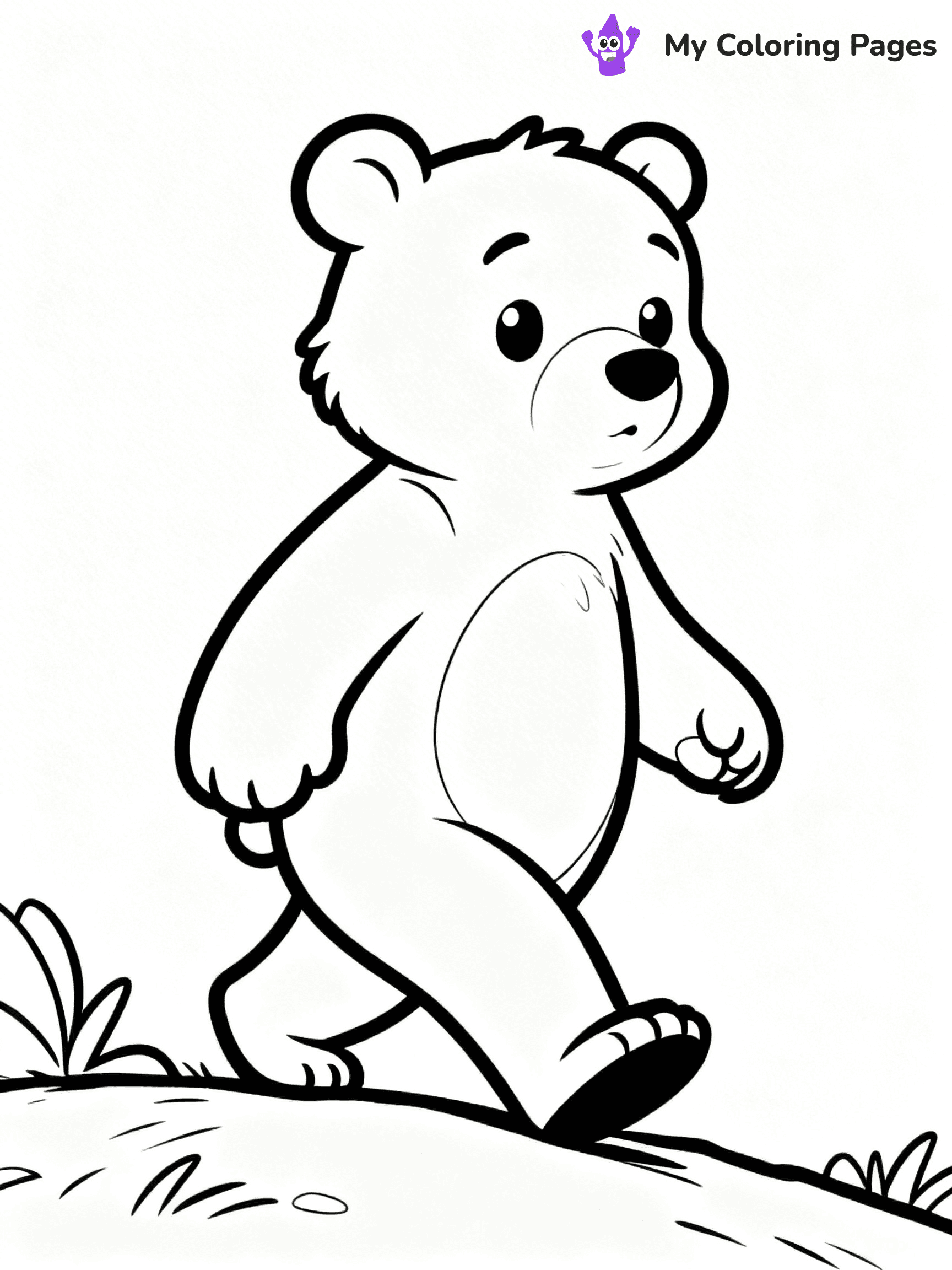Little Bear Coloring Pages - 23