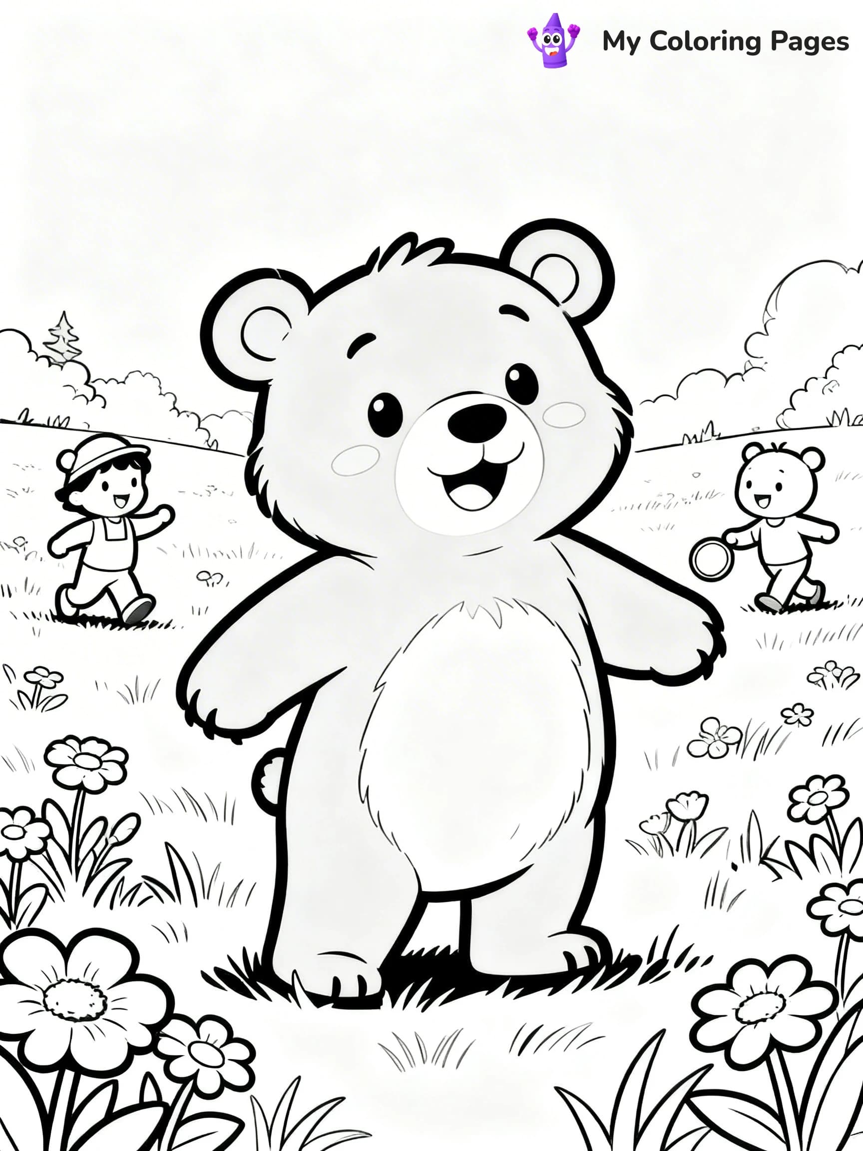 Little Bear Coloring Pages - 22