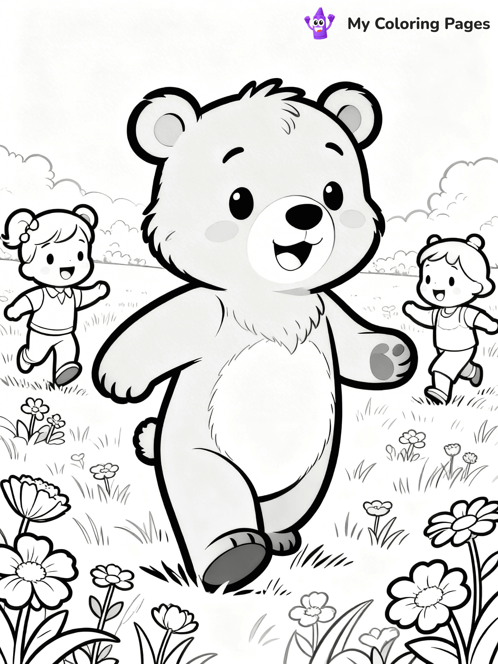 Little Bear Coloring Pages - 21
