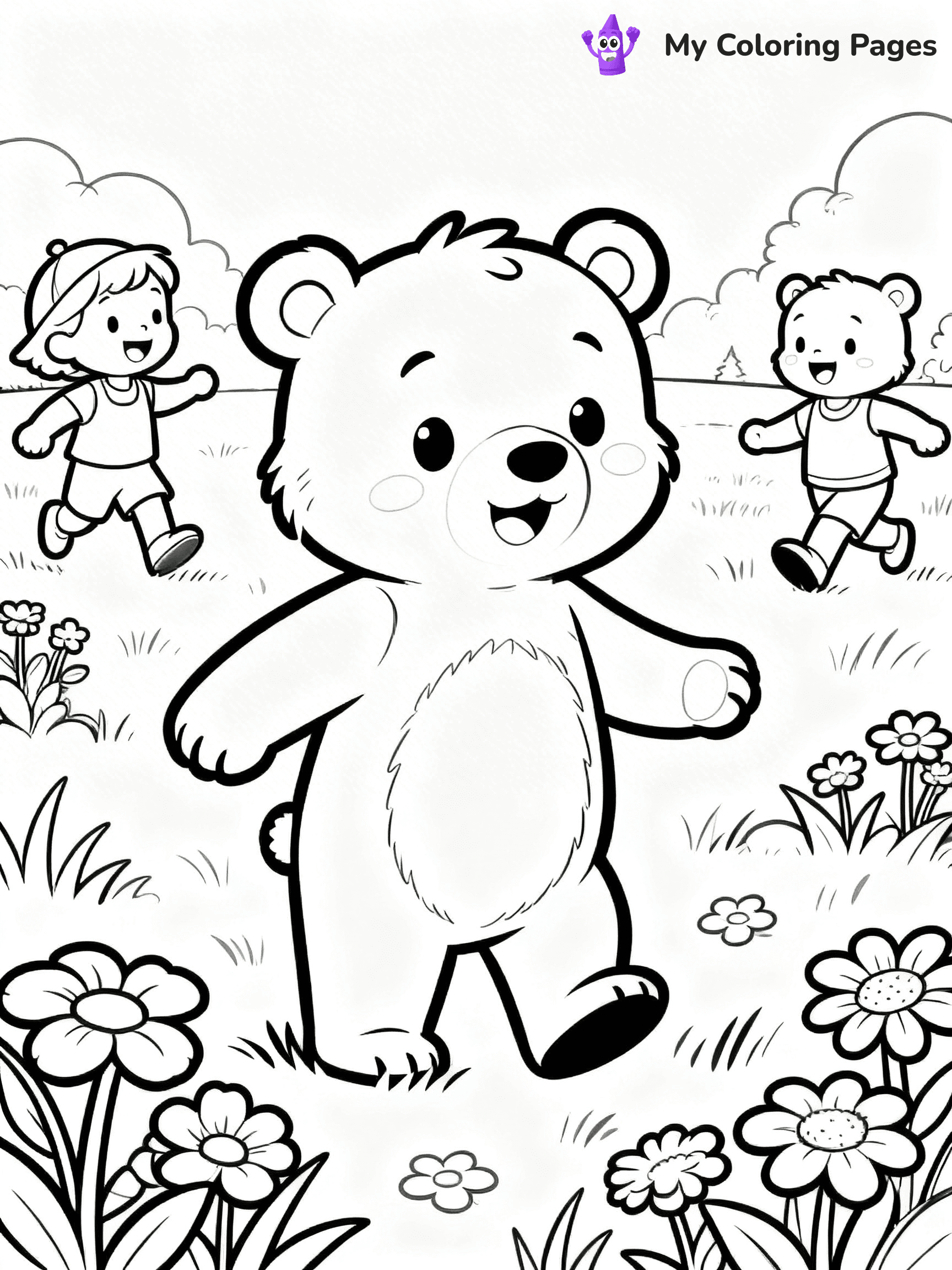 Little Bear Coloring Pages - 20